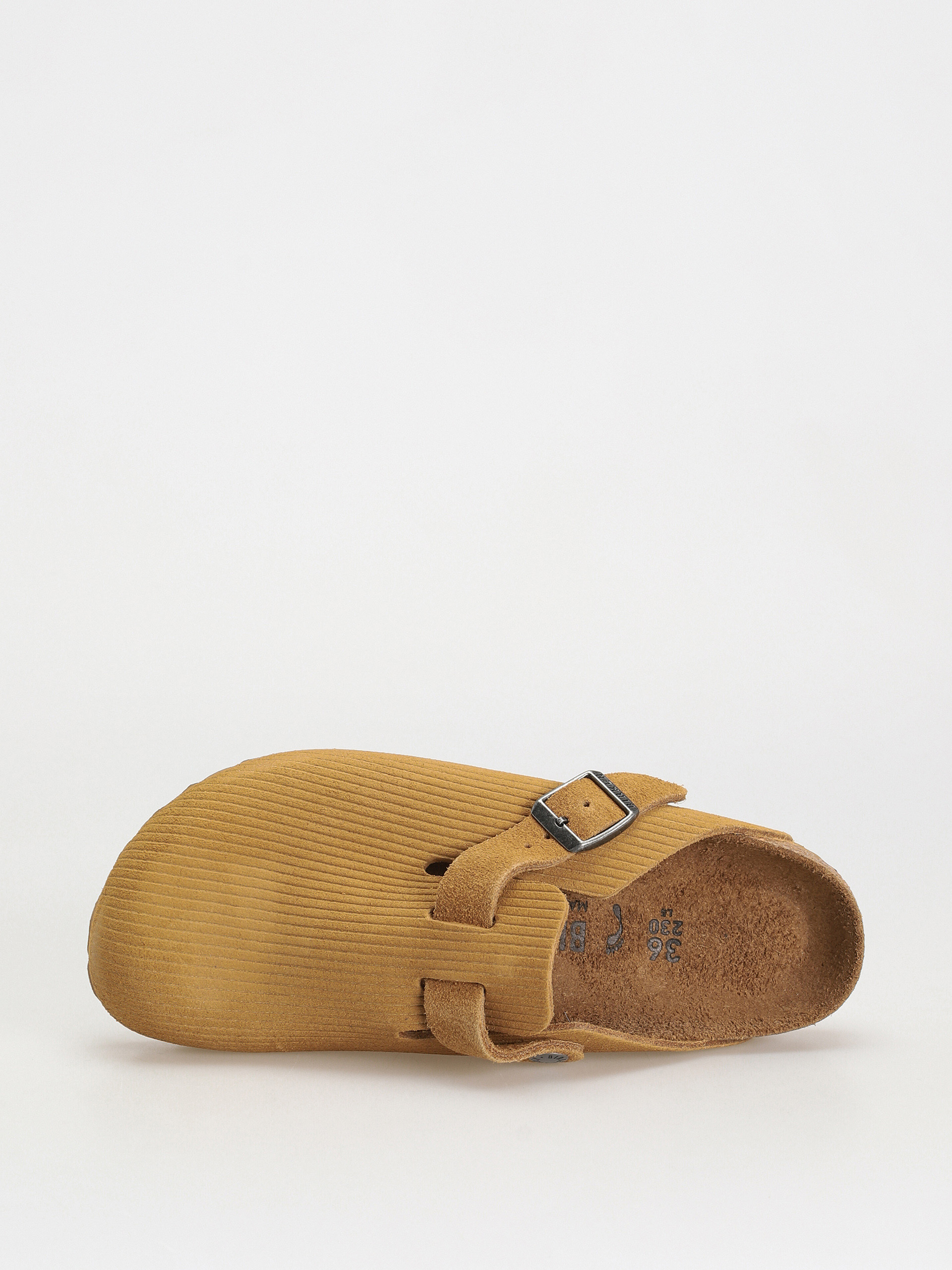Birkenstock Boston Suede Embossed Narrow Flip-flop papucsok Wmn (corduroy cork brown)