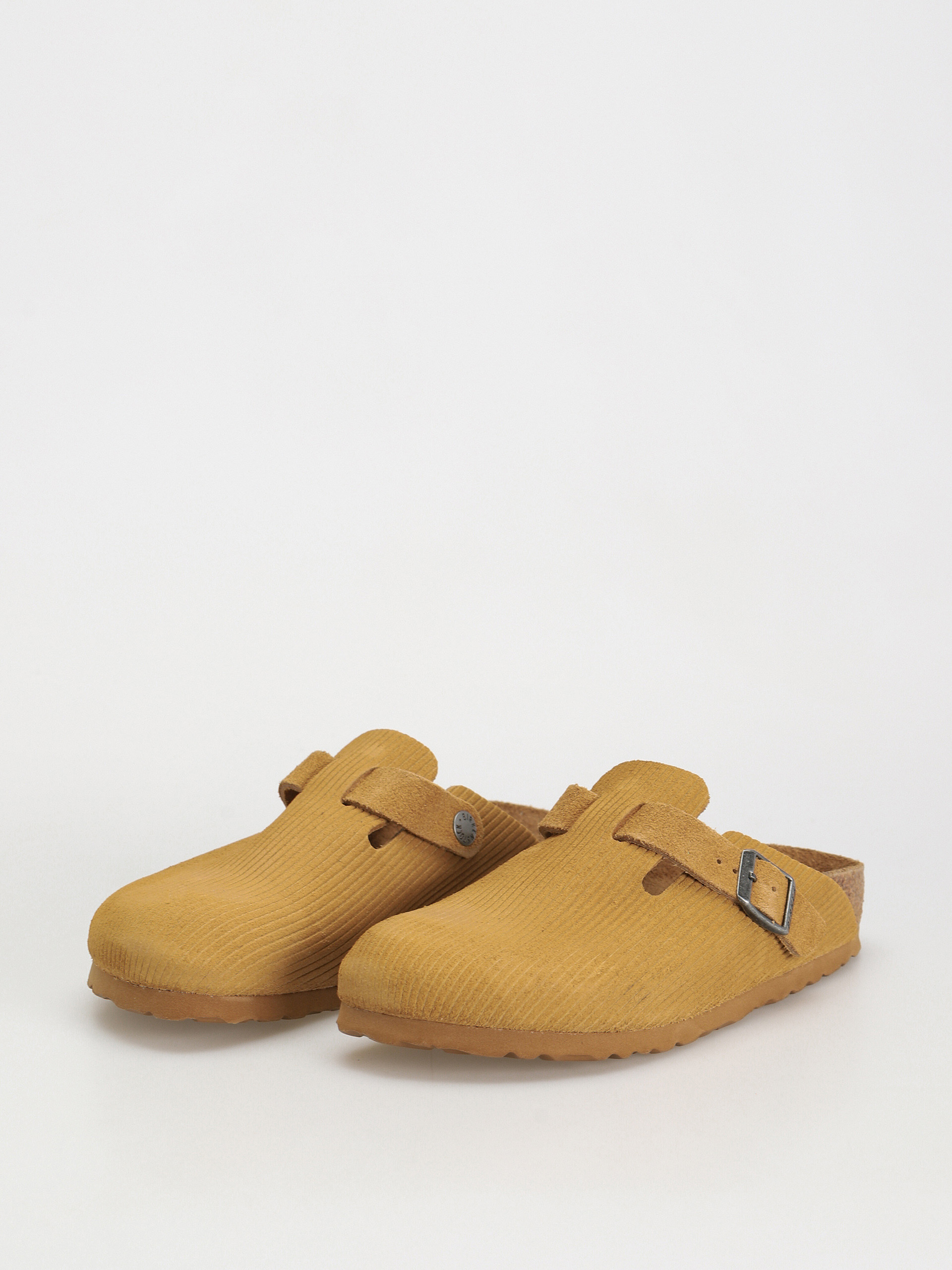 Birkenstock Boston Suede Embossed Narrow Flip-flop papucsok Wmn (corduroy cork brown)