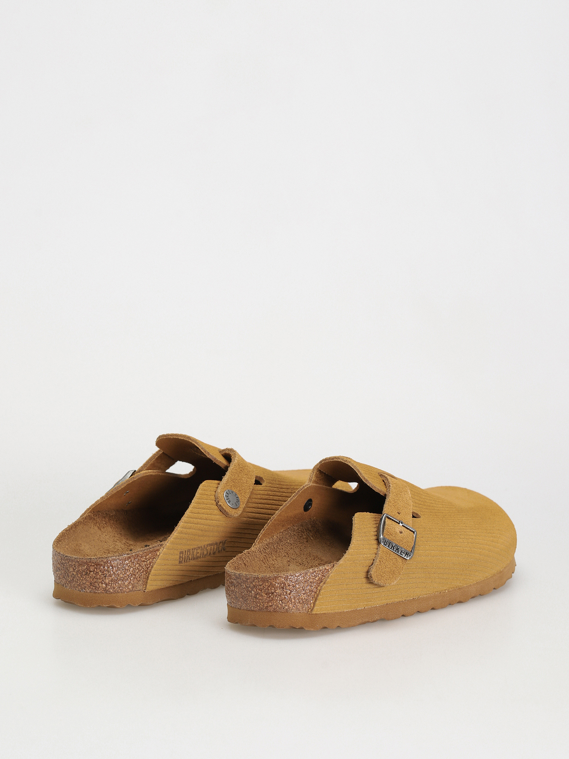 Birkenstock Boston Suede Embossed Narrow Flip-flop papucsok Wmn (corduroy cork brown)