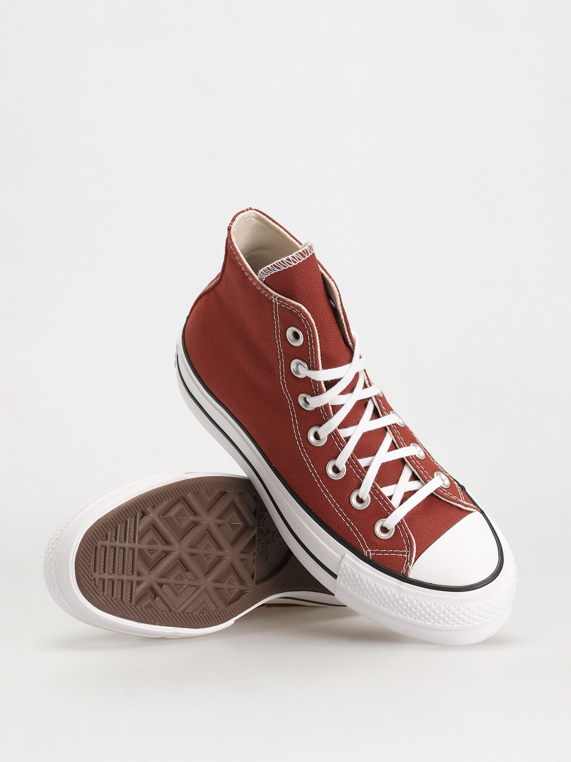 Converse Chuck Taylor All Star Lift Hi Tornacipők Wmn (ritual red/white/black)