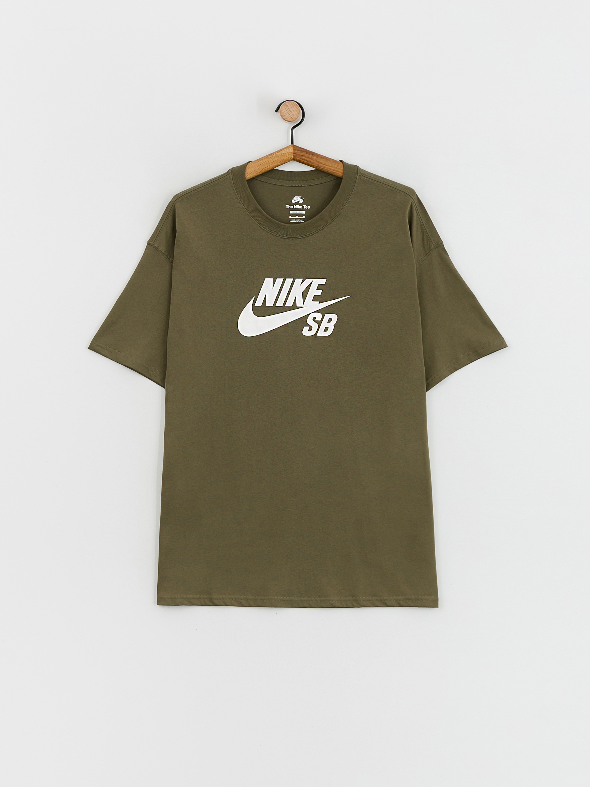 Nike SB Logo HBR póló (medium olive)