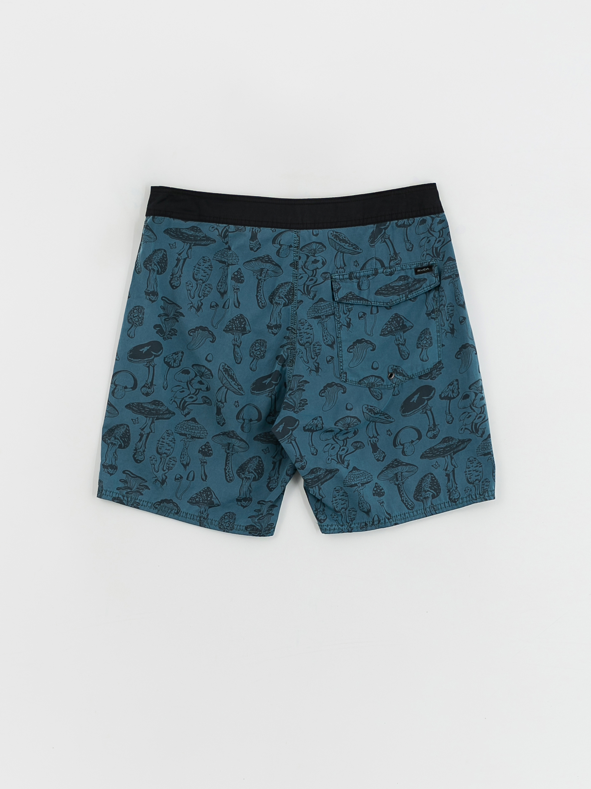 RVCA Mushy Trunk Boardshort (mallard blue/solid)