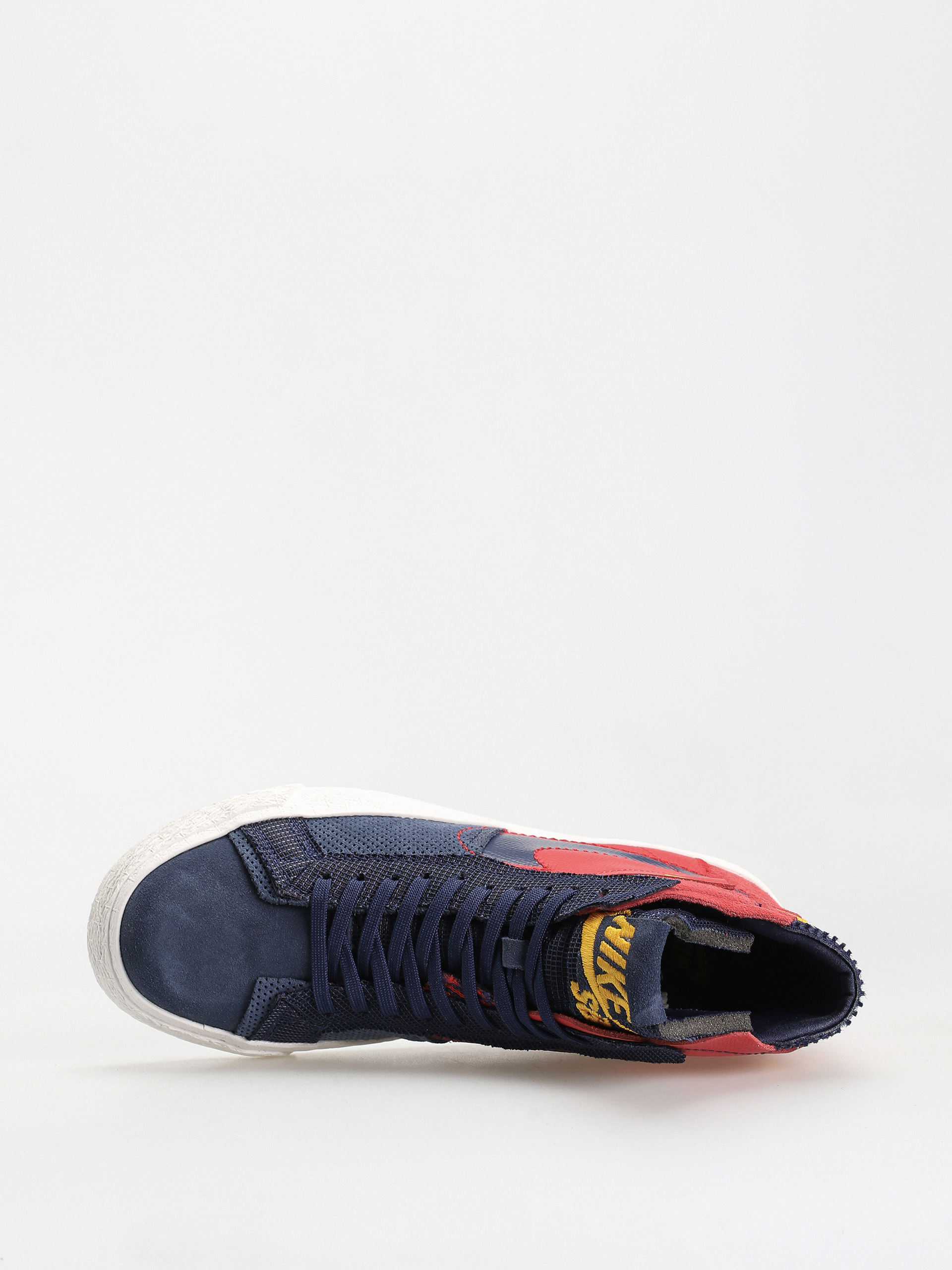 Nike SB Zoom Blazer Mid Prm Cipők (university red/midnight navy)