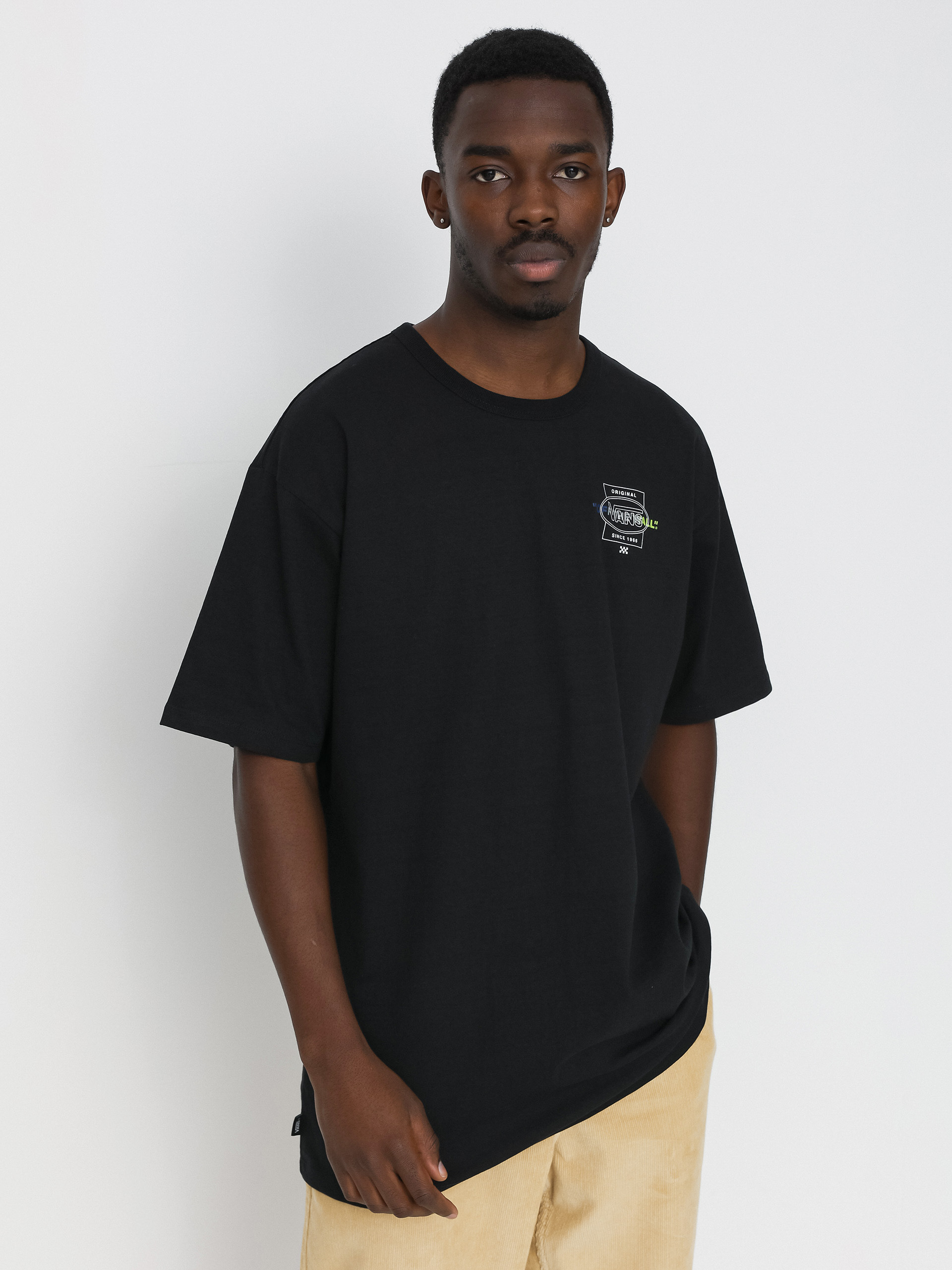 Vans Off The Wall Repeat Dna Logo póló (black)