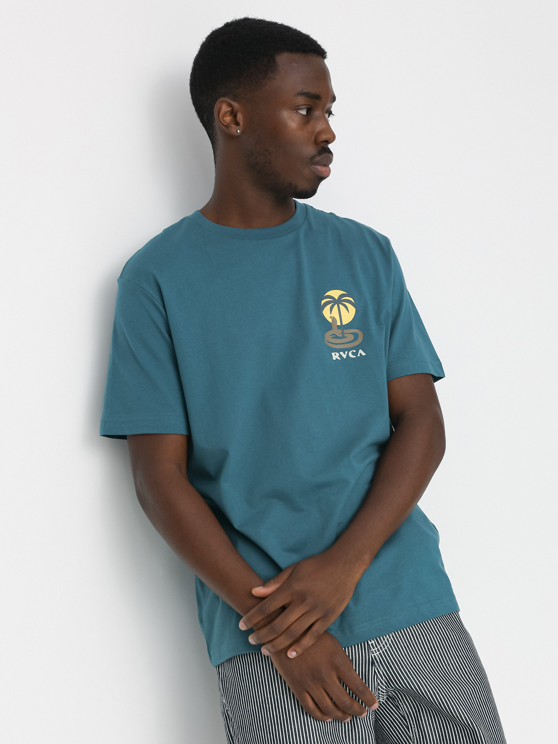 RVCA Cobra Mirage póló (duck blue)