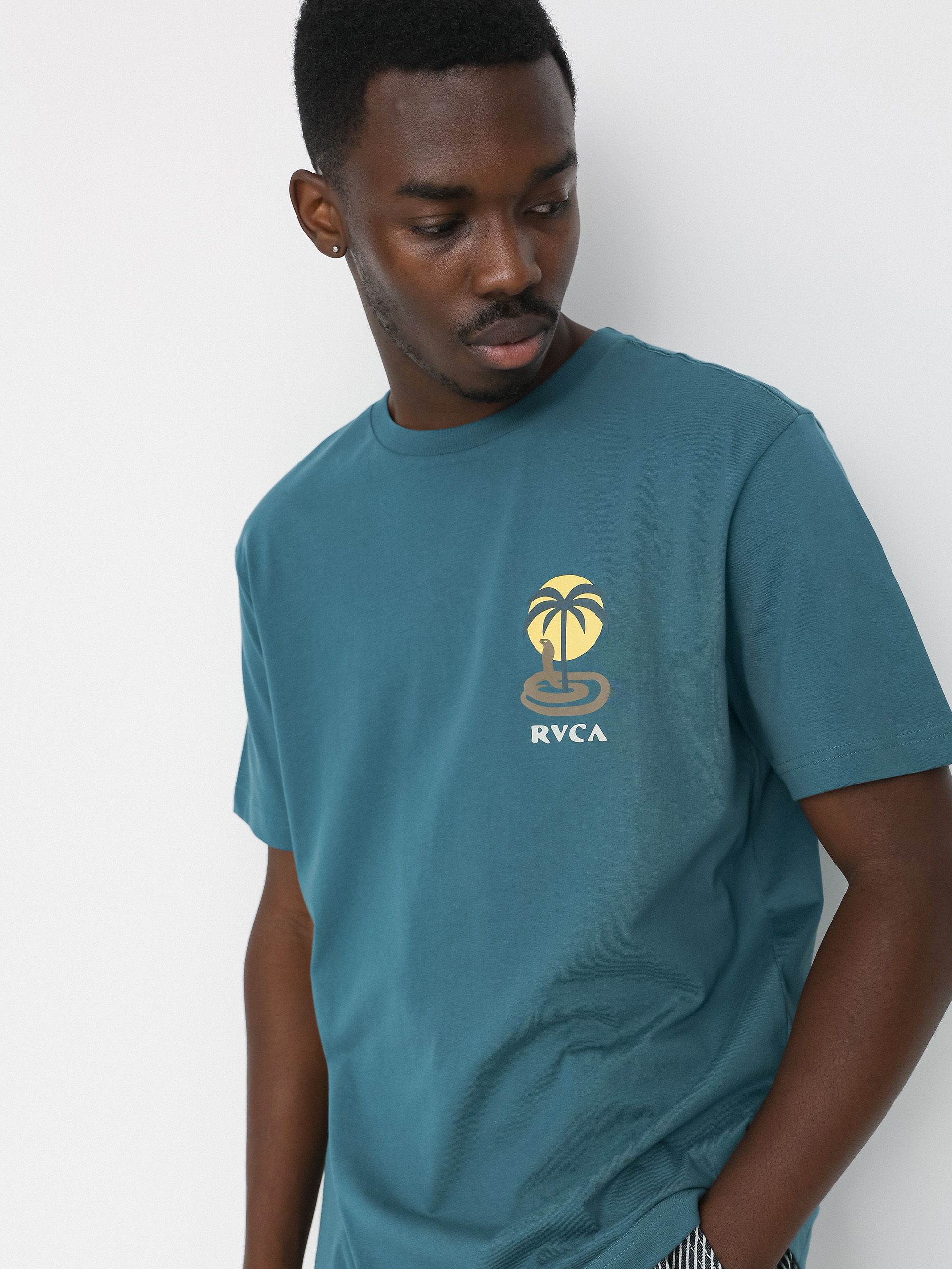 RVCA Cobra Mirage póló (duck blue)