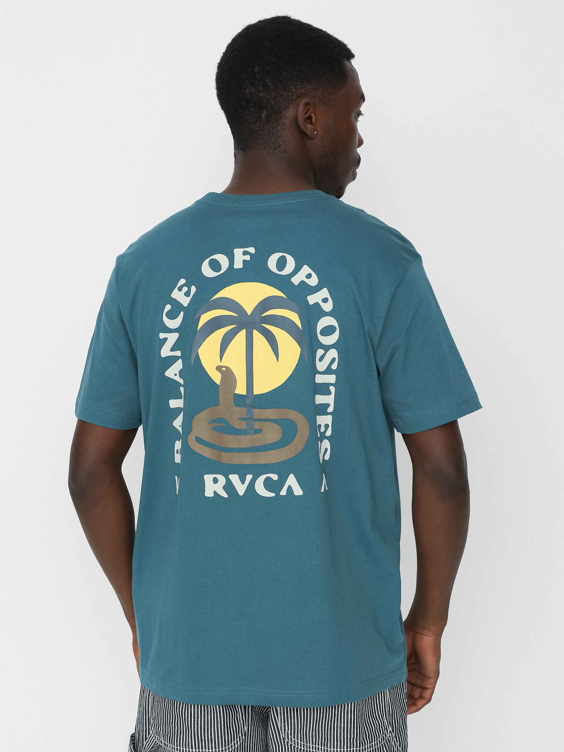 RVCA Cobra Mirage póló (duck blue)