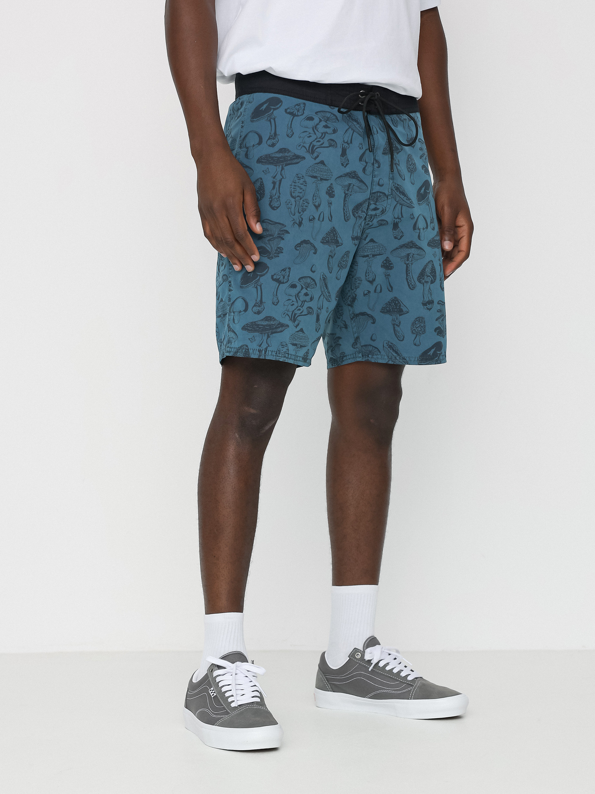 RVCA Mushy Trunk Boardshort (mallard blue/solid)