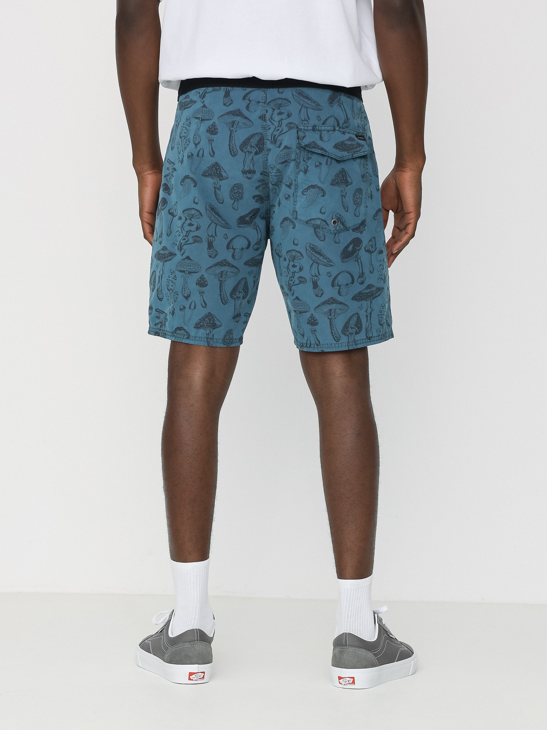RVCA Mushy Trunk Boardshort (mallard blue/solid)