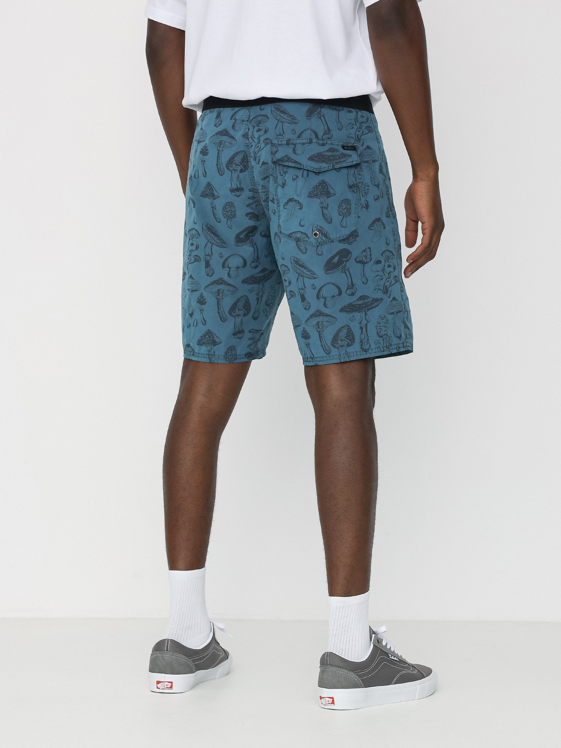 RVCA Mushy Trunk Boardshort (mallard blue/solid)