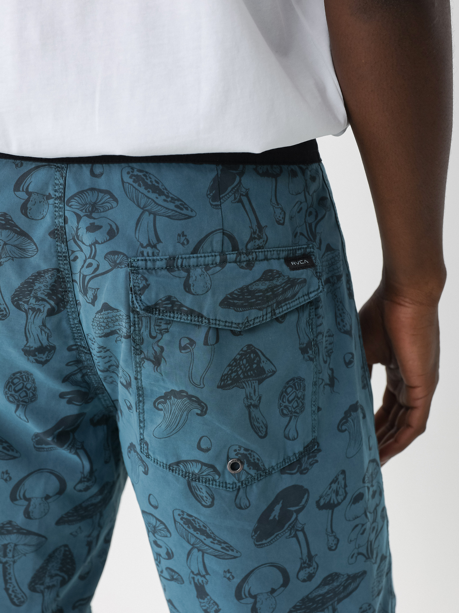 RVCA Mushy Trunk Boardshort (mallard blue/solid)