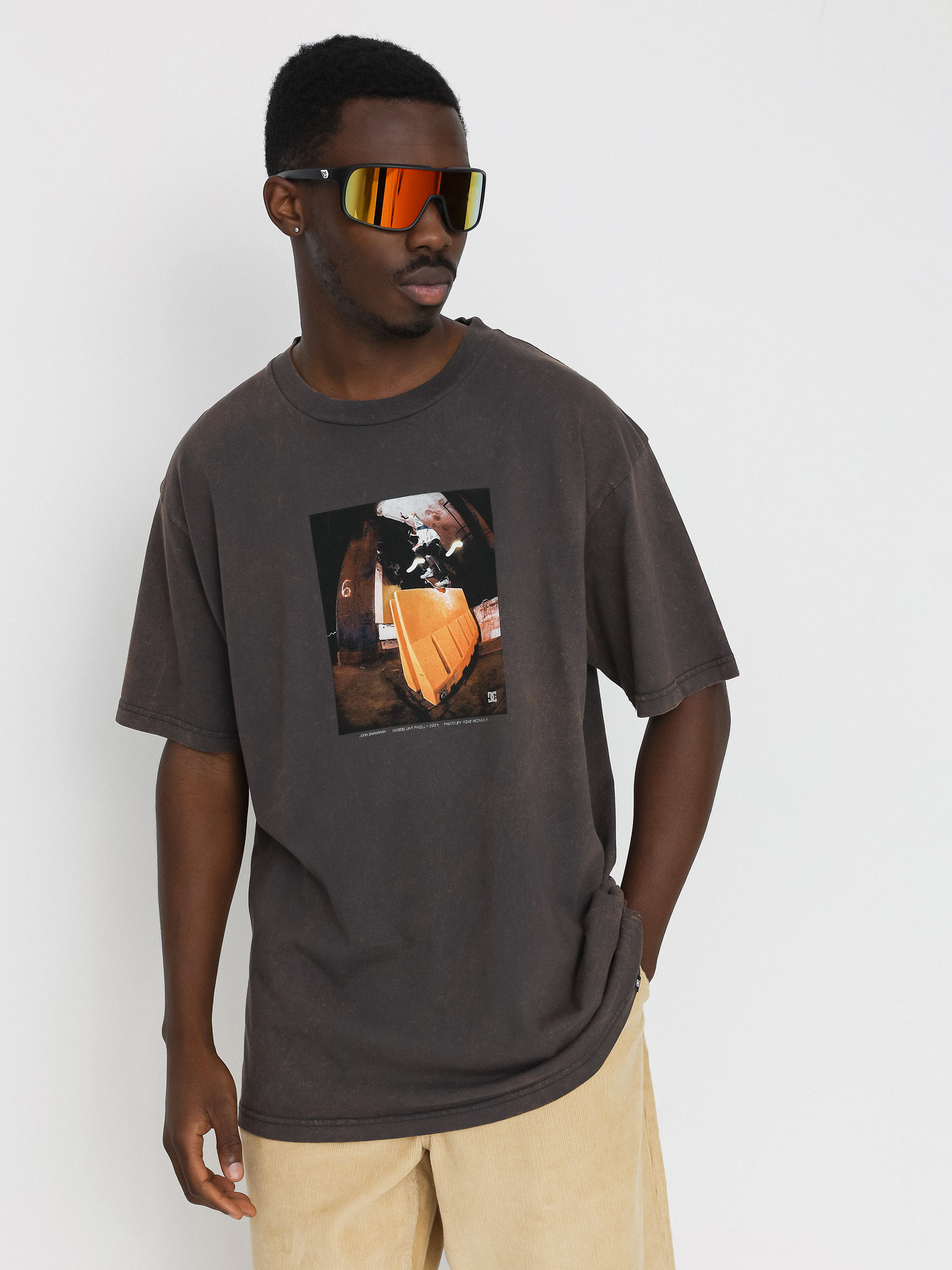 DC Heikkila Fs Noseblunt póló (pirate black rain wash)