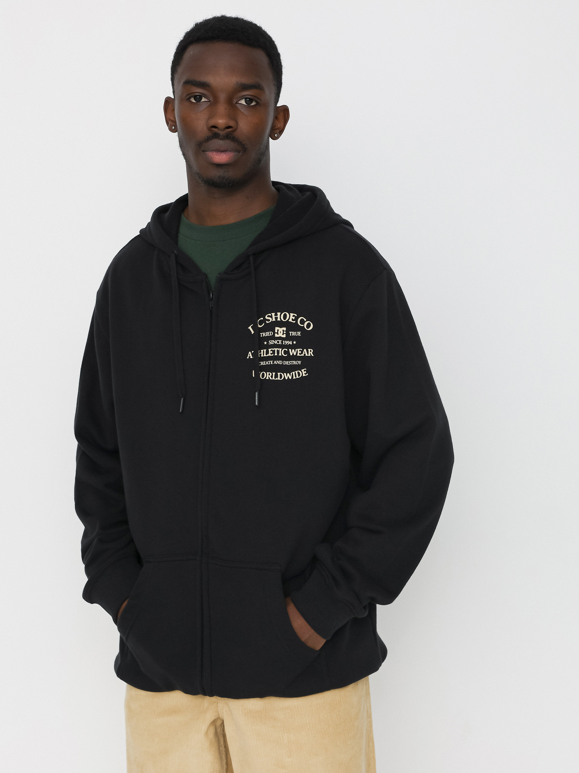 DC World Renowned ZHD Kapucnis pulóver (black)