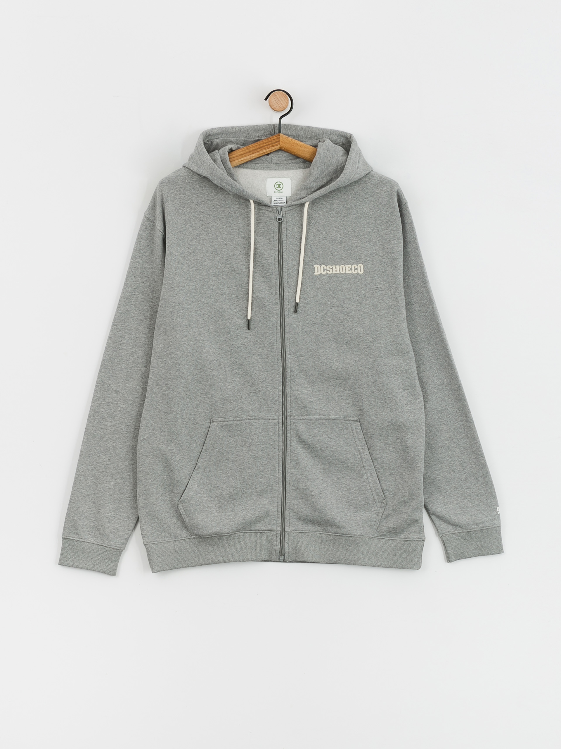 DC Baseline ZHD Kapucnis pulóver (medium grey heather)