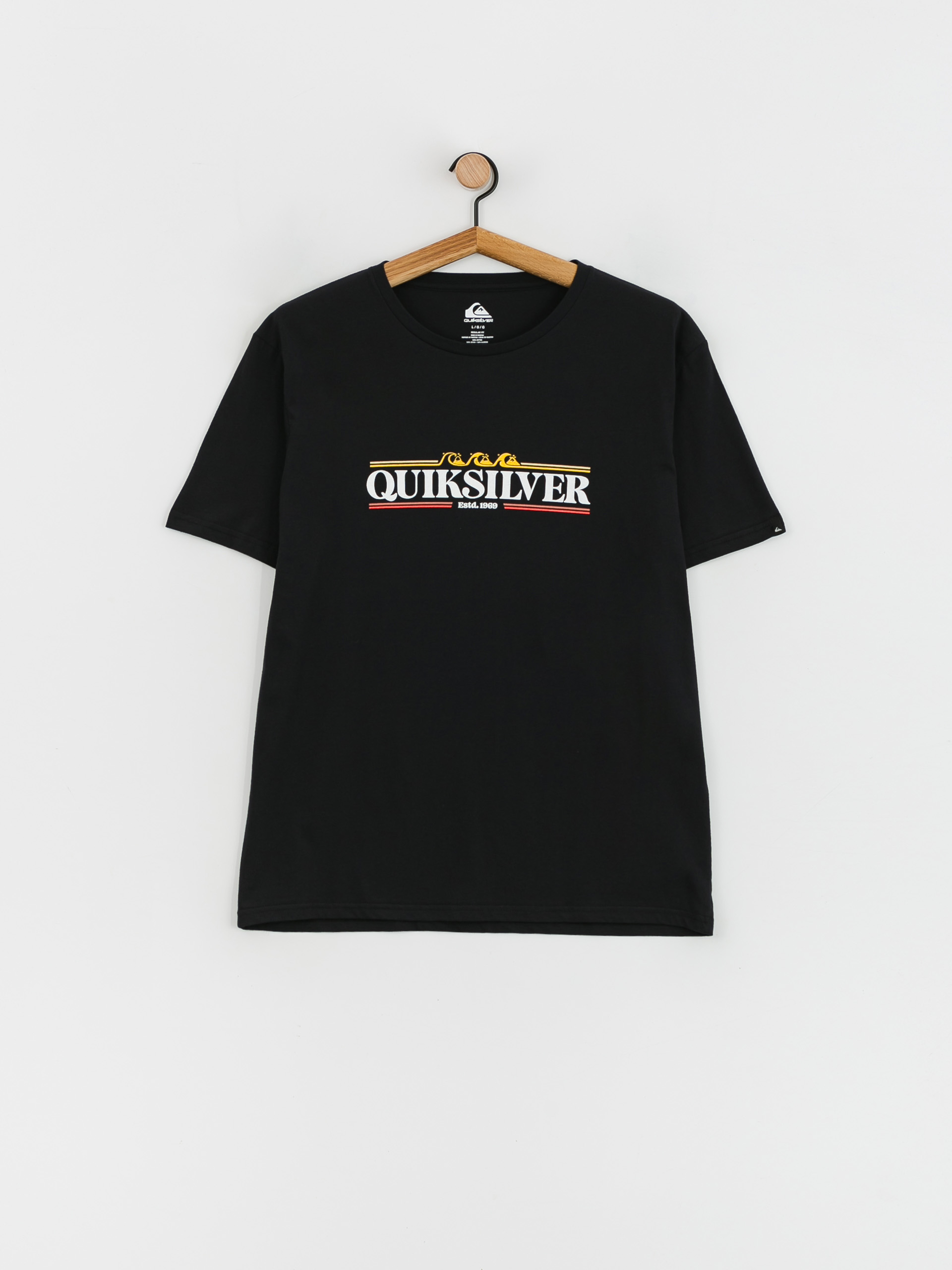 Quiksilver Gradient Line póló (black)