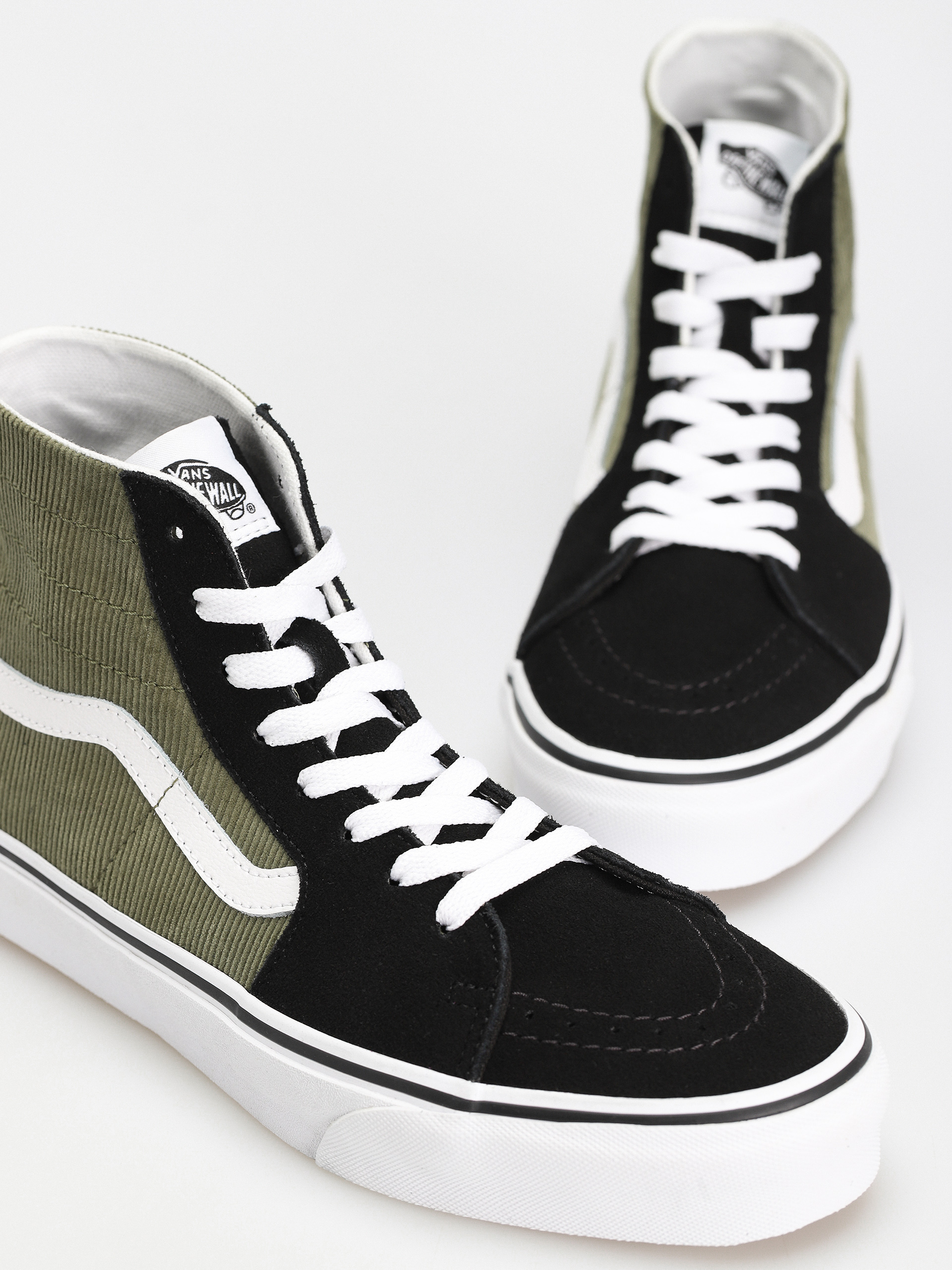 Vans Sk8 Hi Tapered Cipők (mini cord green)