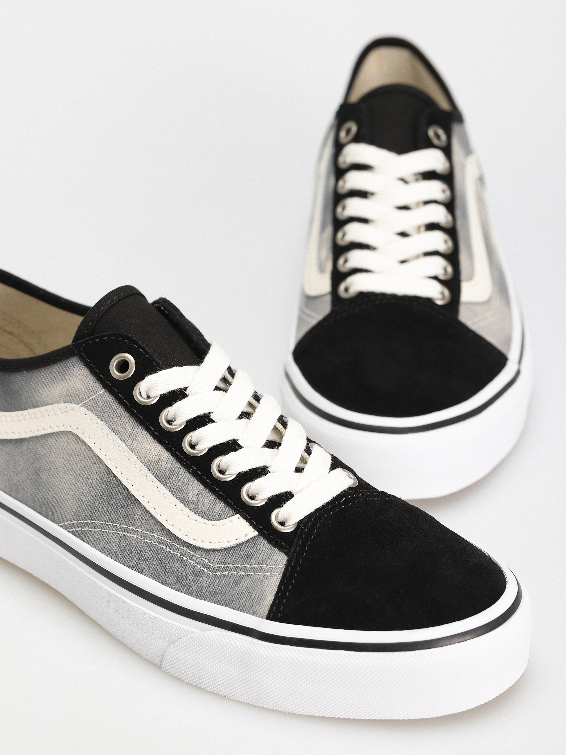 Vans Old Skool Tapered Vr3 Cipők (bleach wash black)