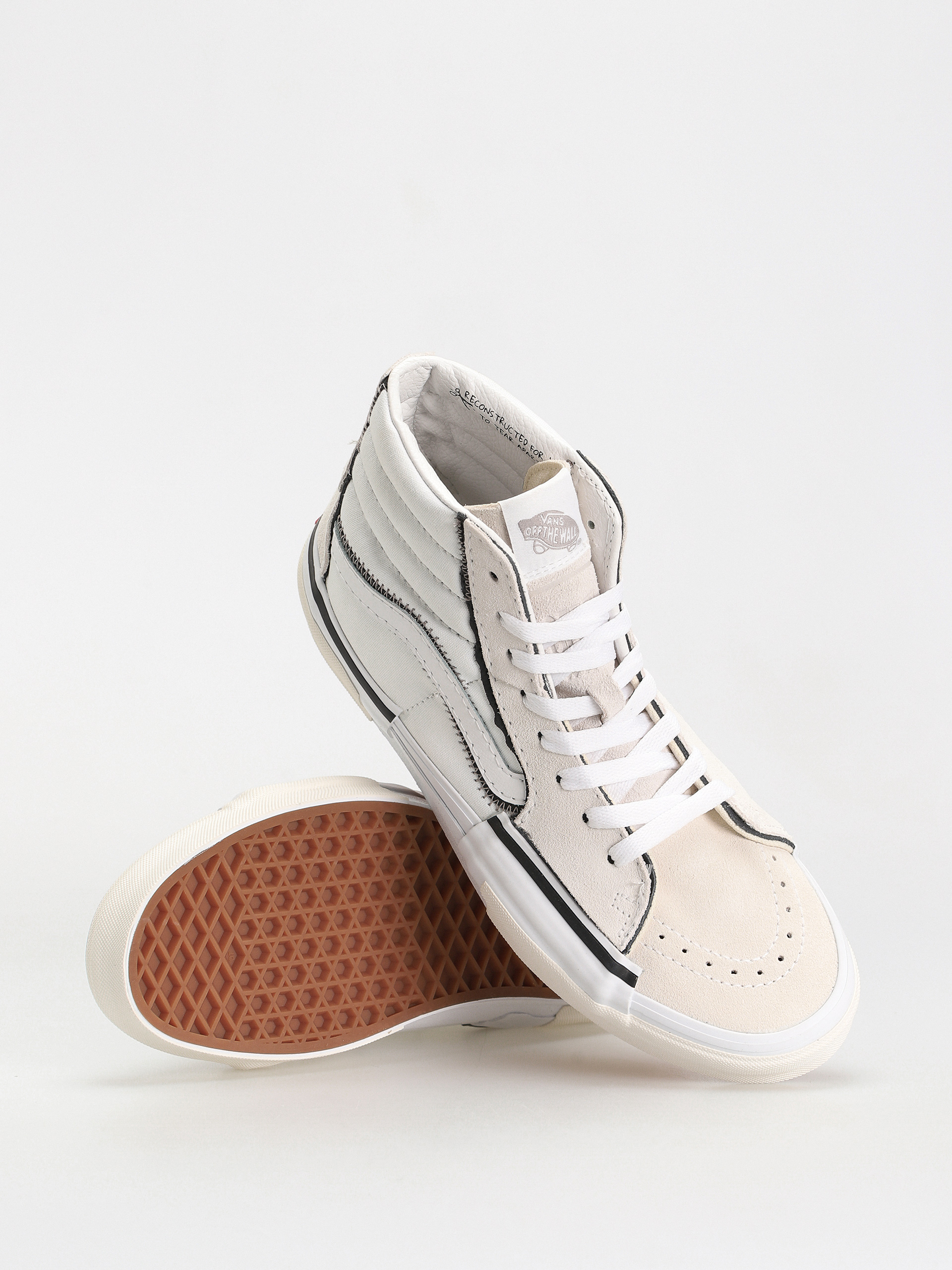 Vans Sk8 Hi Reconstruct Cipők (true white)