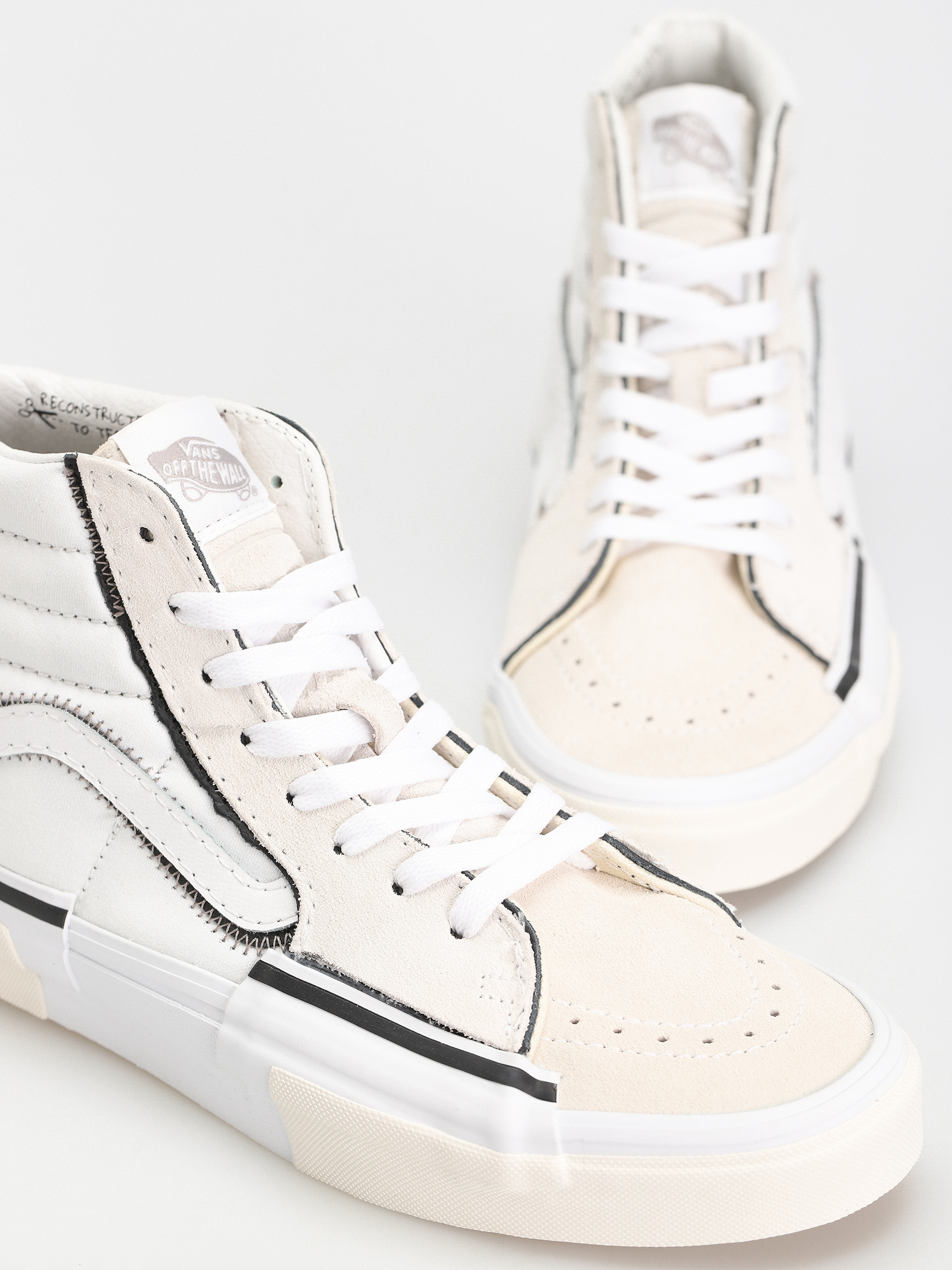 Vans Sk8 Hi Reconstruct Cipők (true white)