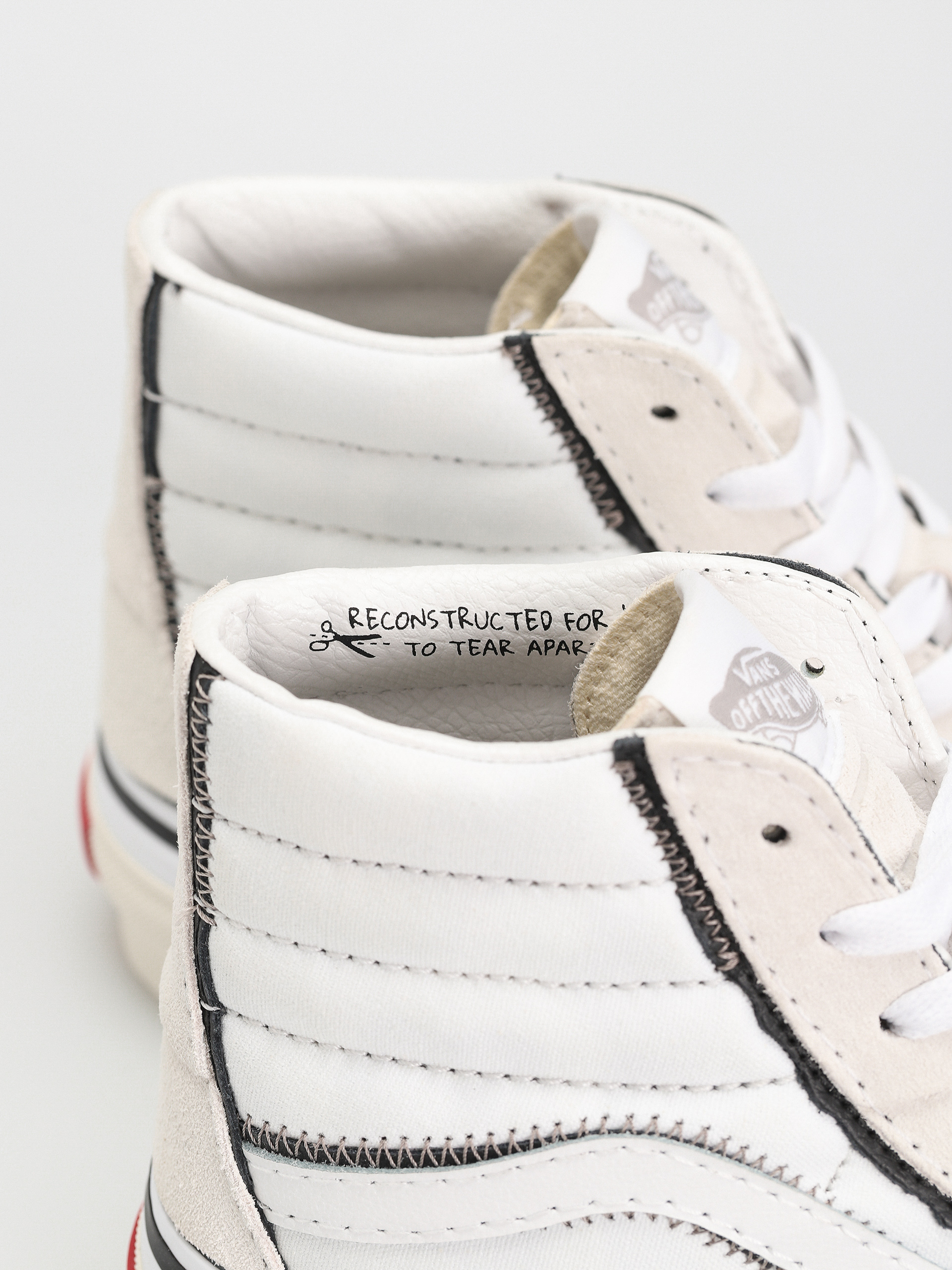 Vans Sk8 Hi Reconstruct Cipők (true white)