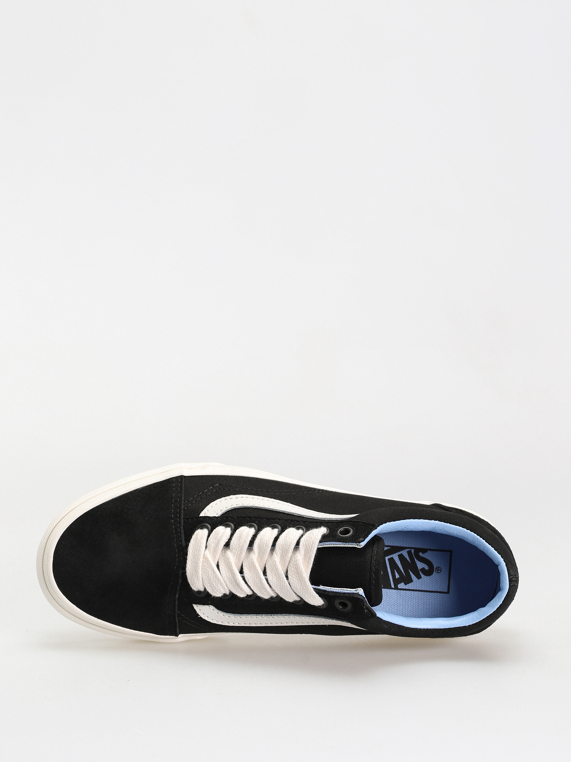 Vans Old Skool Cipők (oversized lace black/light blue)