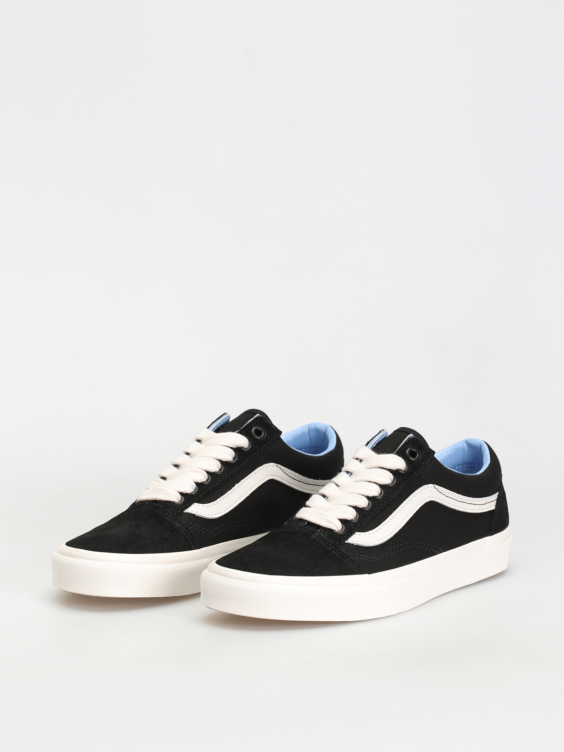 Vans Old Skool Cipők (oversized lace black/light blue)