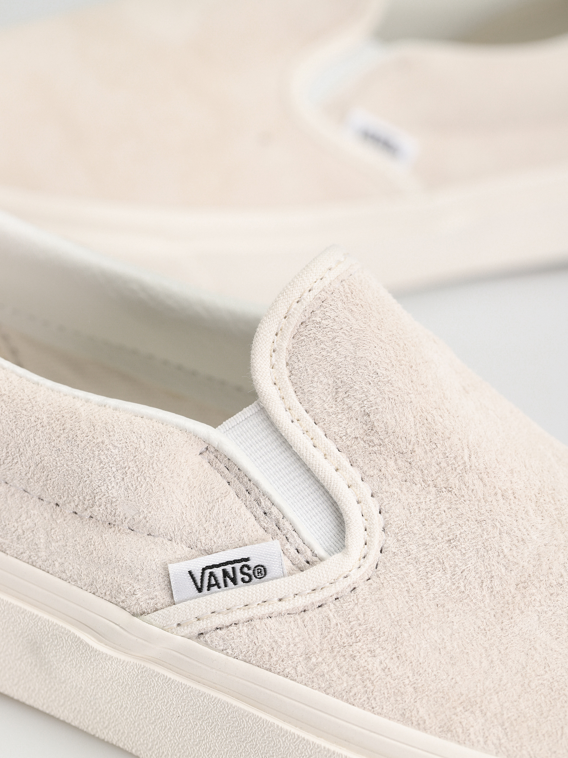 Vans Classic Slip On Cipők (pig suede blanc de blanc)