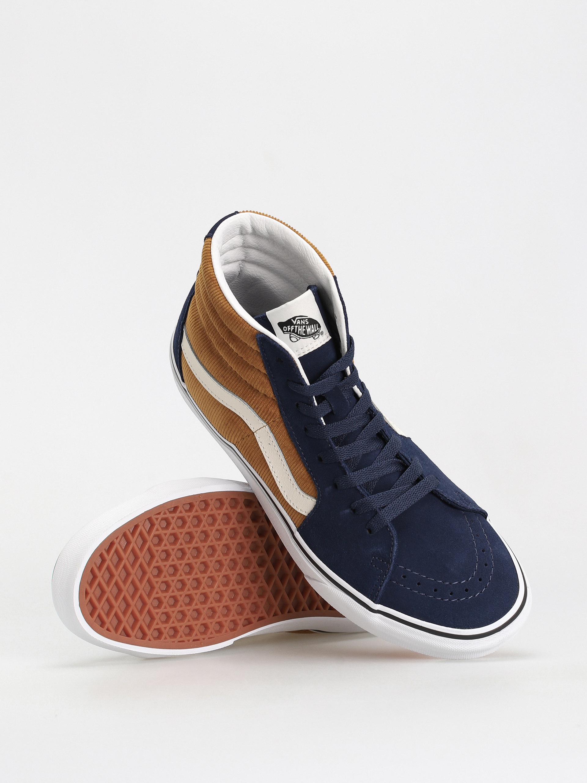 Vans Sk8 Hi Cipők (mini cord blue/brown)
