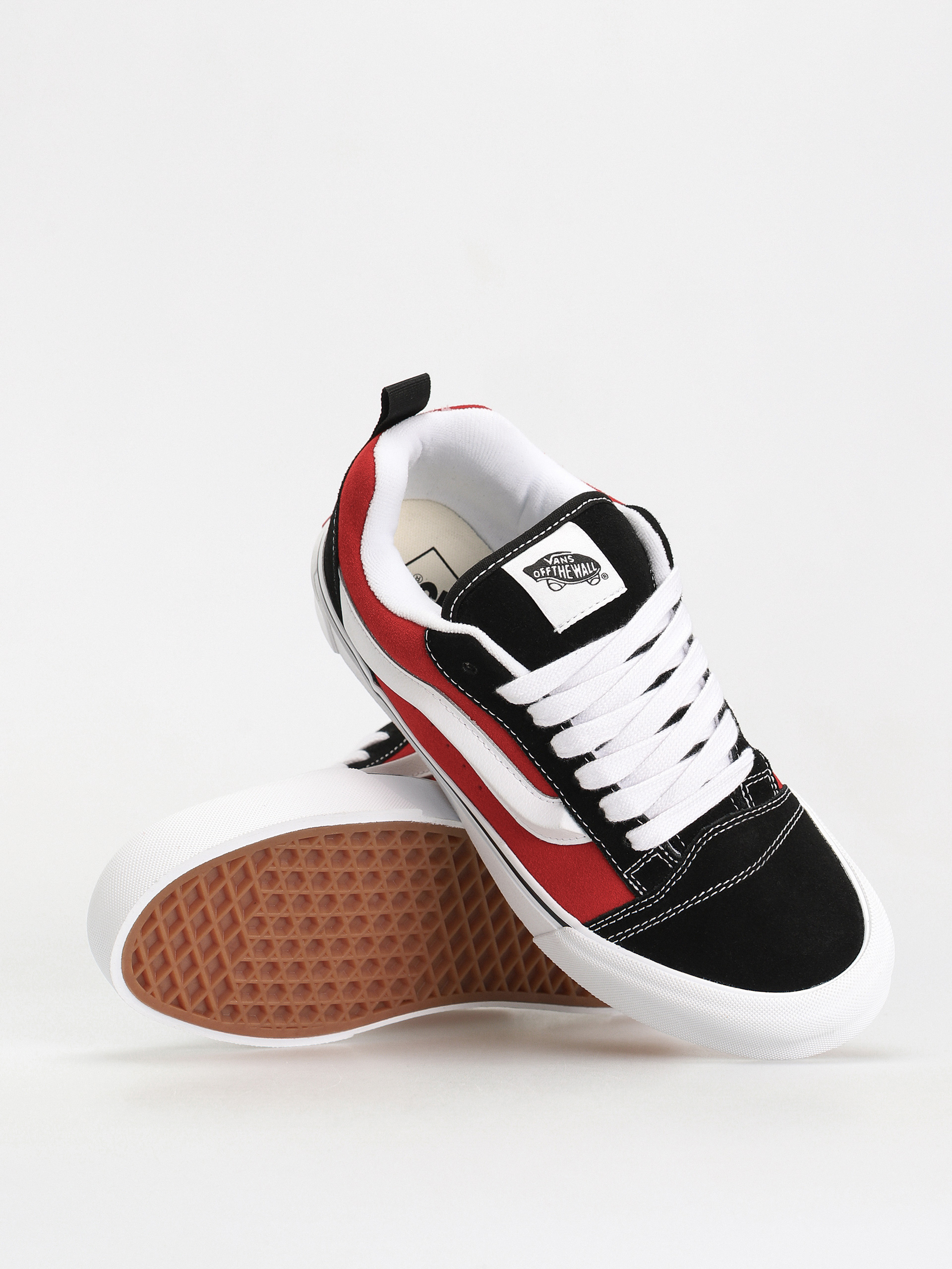Vans Knu Skool Cipők (red/true white)
