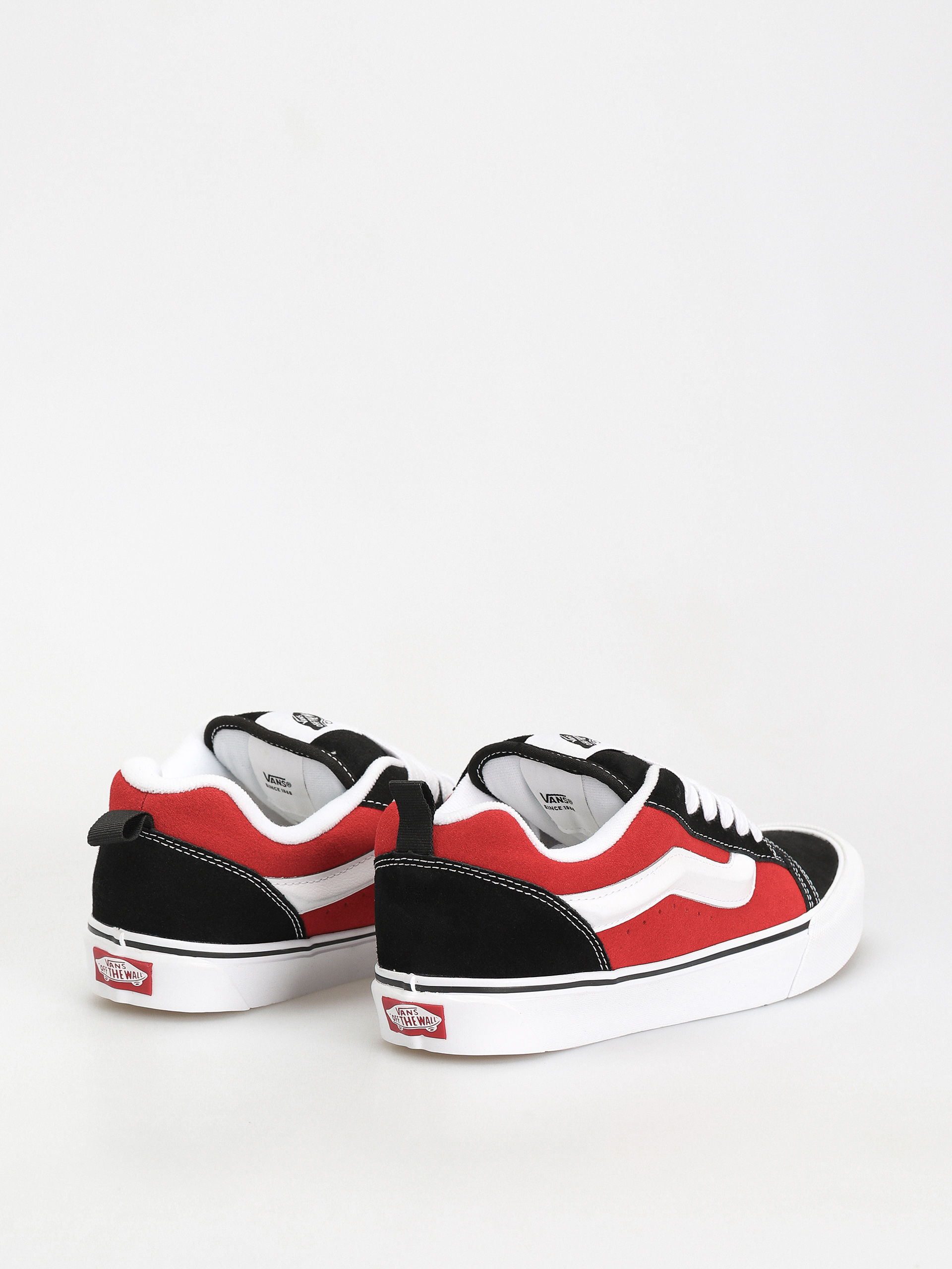 Vans Knu Skool Cipők (red/true white)