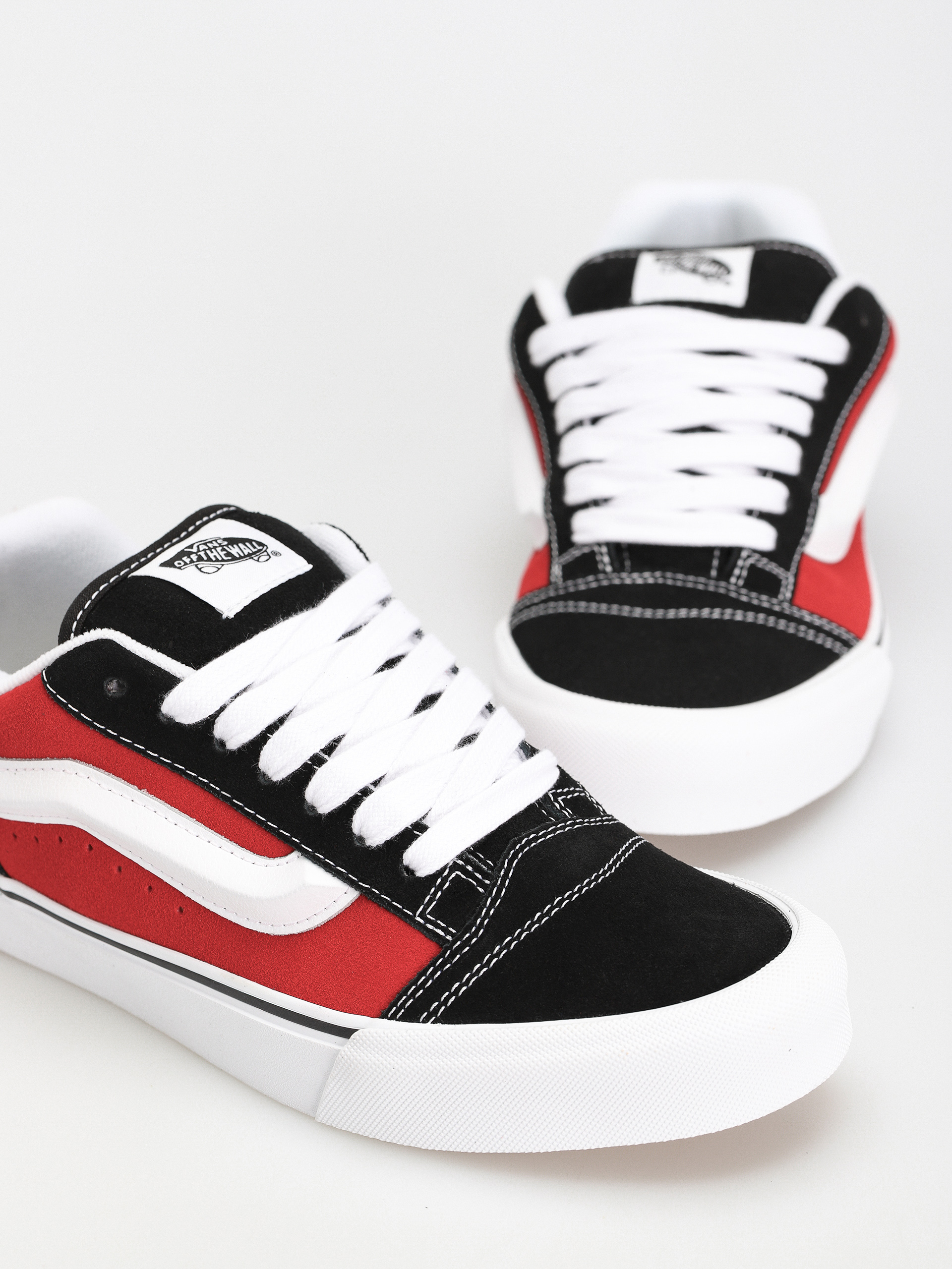 Vans Knu Skool Cipők (red/true white)