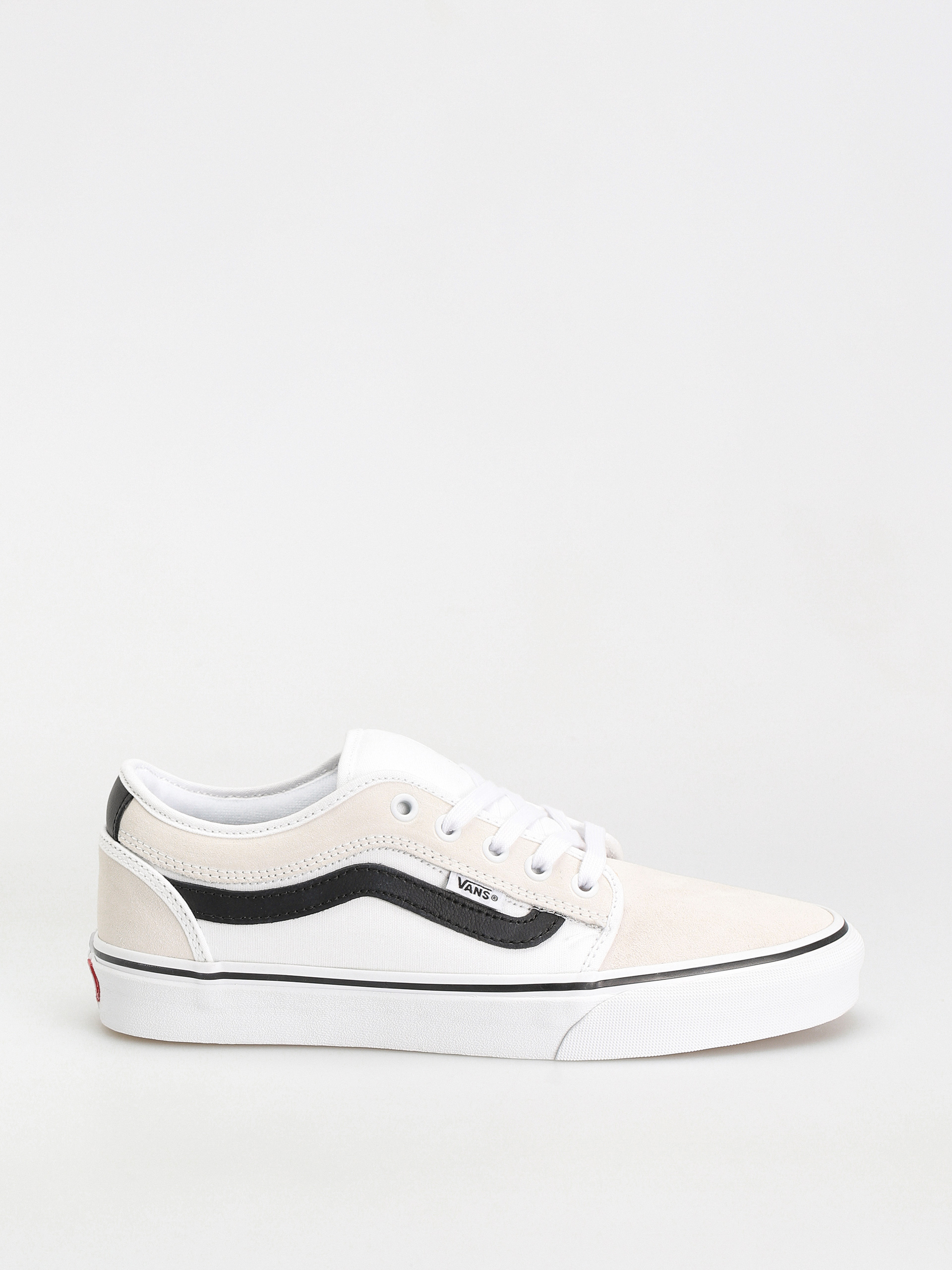 Vans Chukka Low Sidestripe Cipők (white/black/gum)