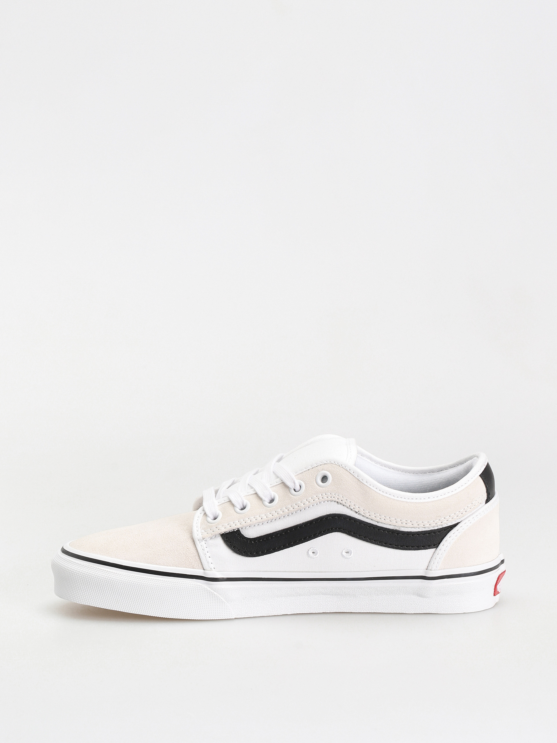 Vans Chukka Low Sidestripe Cipők (white/black/gum)