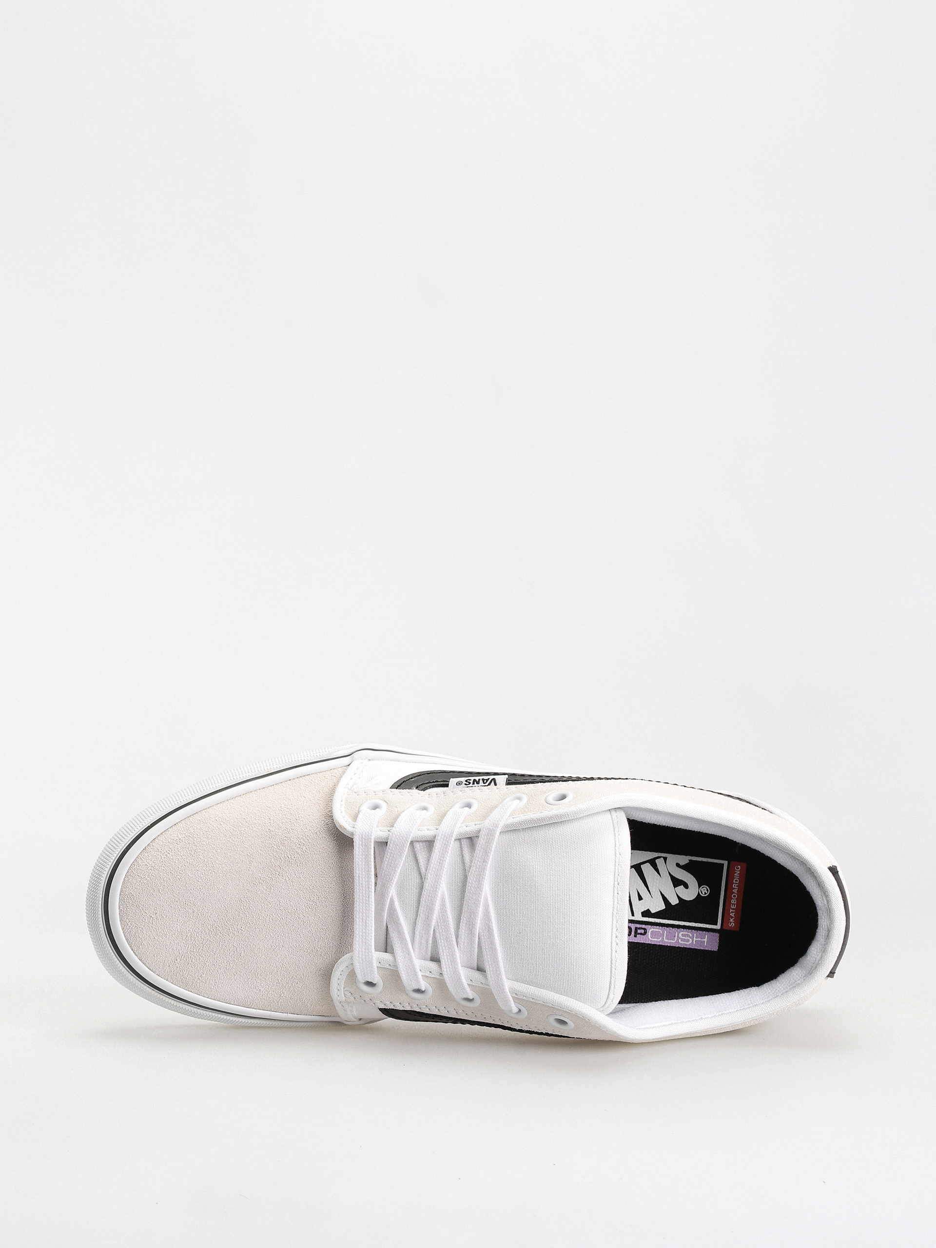 Vans Chukka Low Sidestripe Cipők (white/black/gum)