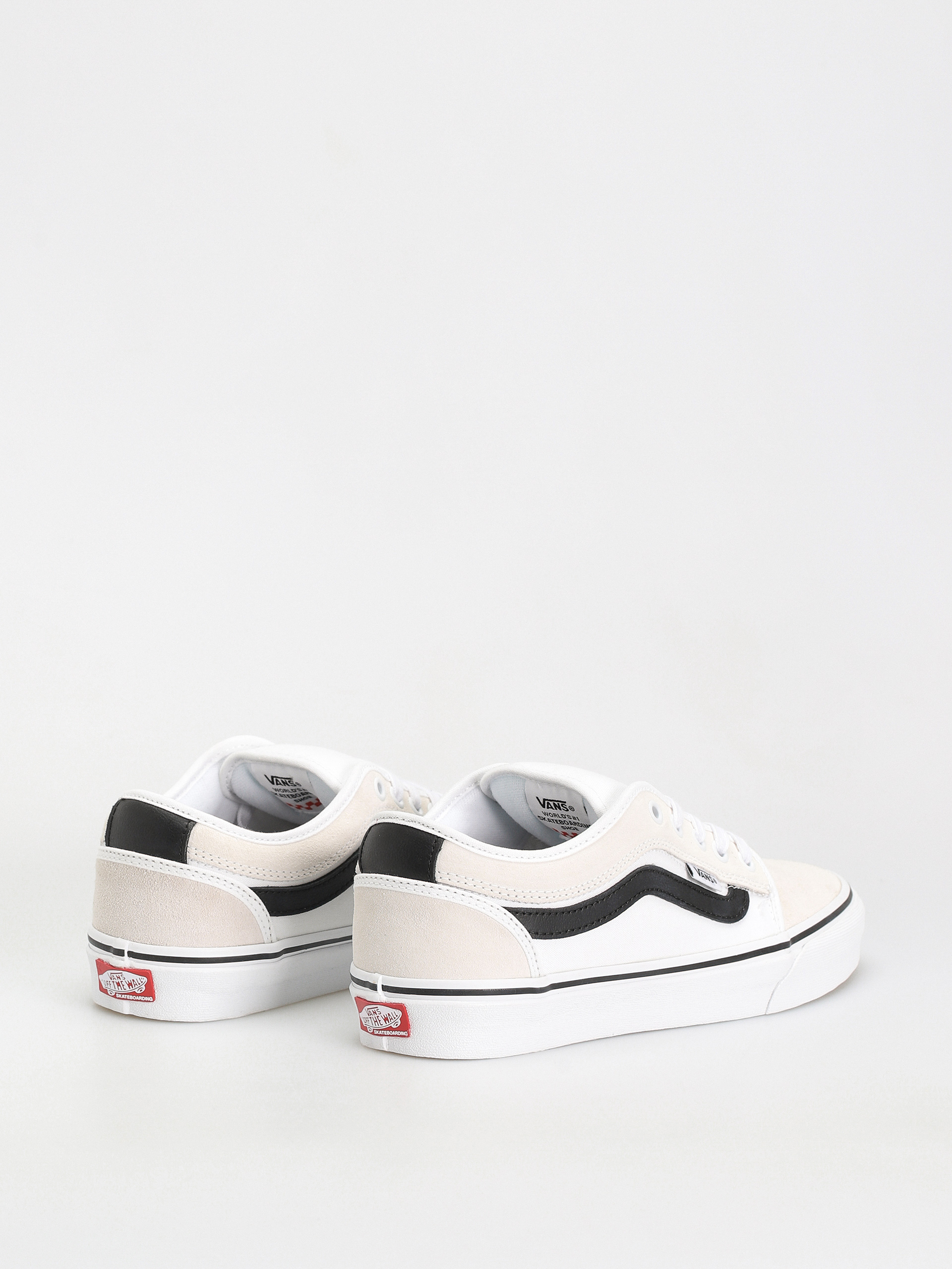 Vans Chukka Low Sidestripe Cipők (white/black/gum)