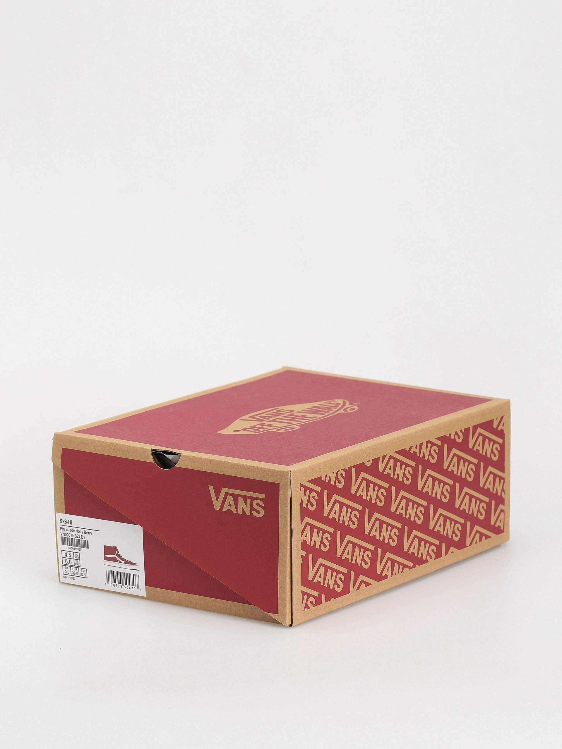 Vans Sk8 Hi Cipők (pig suede holly berry)