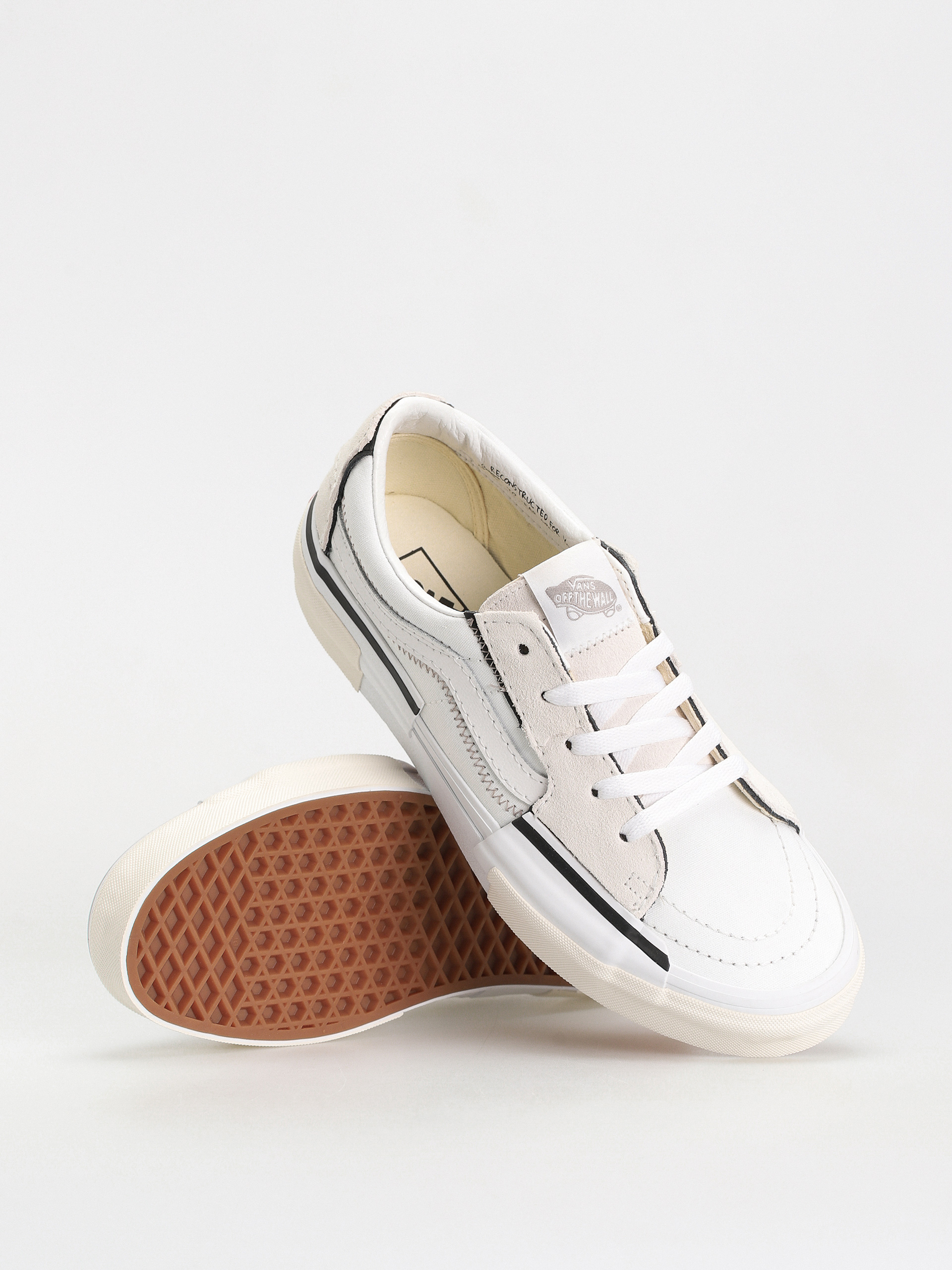 Vans Sk8 Low Reconstruct Cipők (true white)