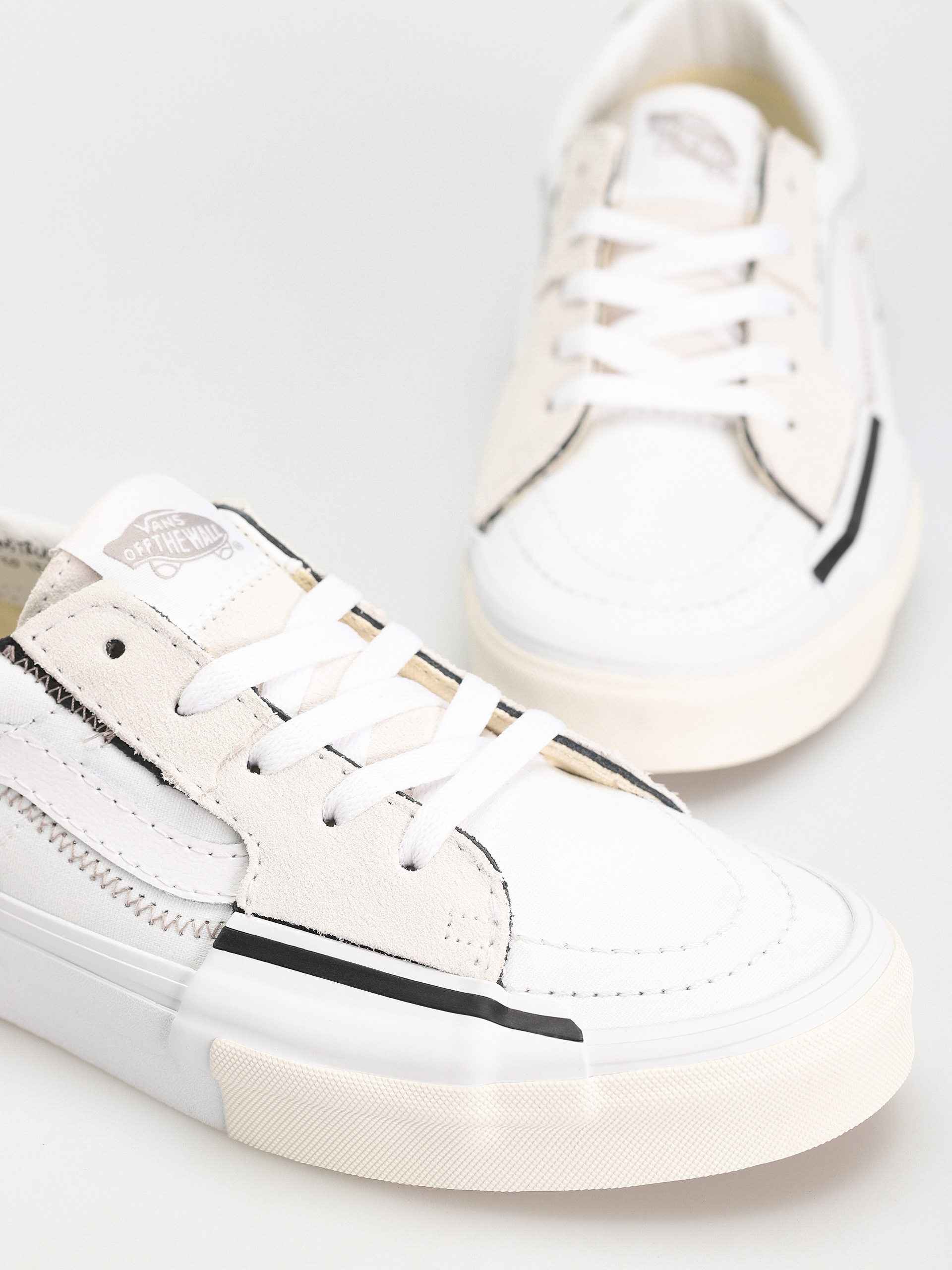 Vans Sk8 Low Reconstruct Cipők (true white)