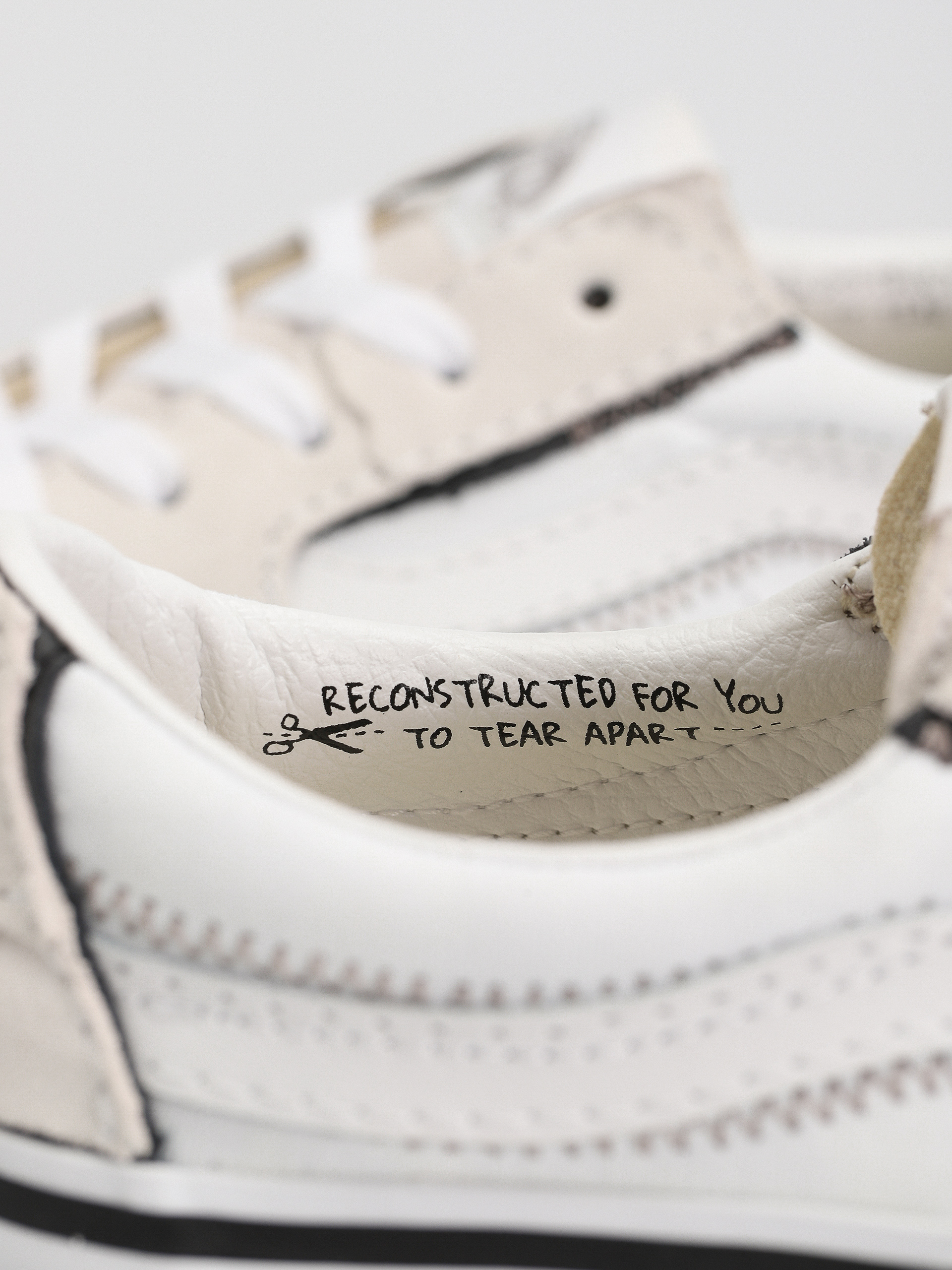 Vans Sk8 Low Reconstruct Cipők (true white)