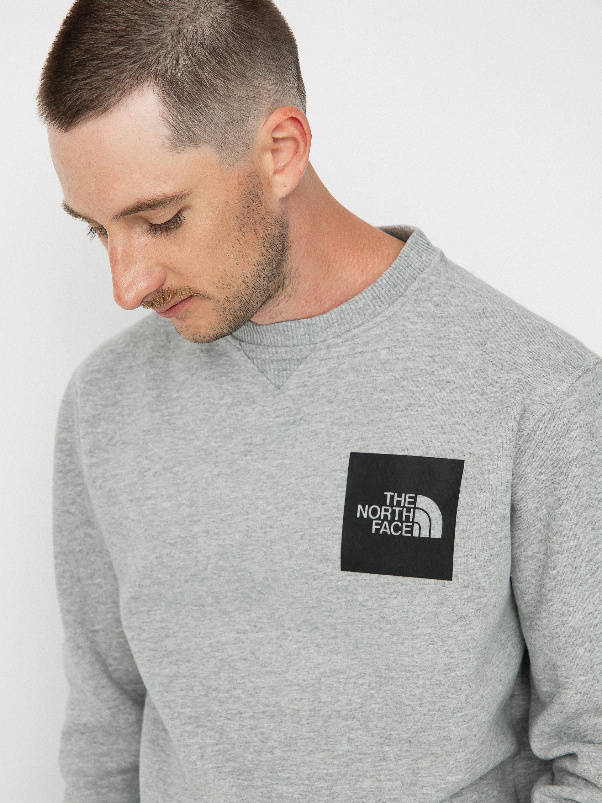 The North Face Fine Crew Pulóver (tnf light grey heather)