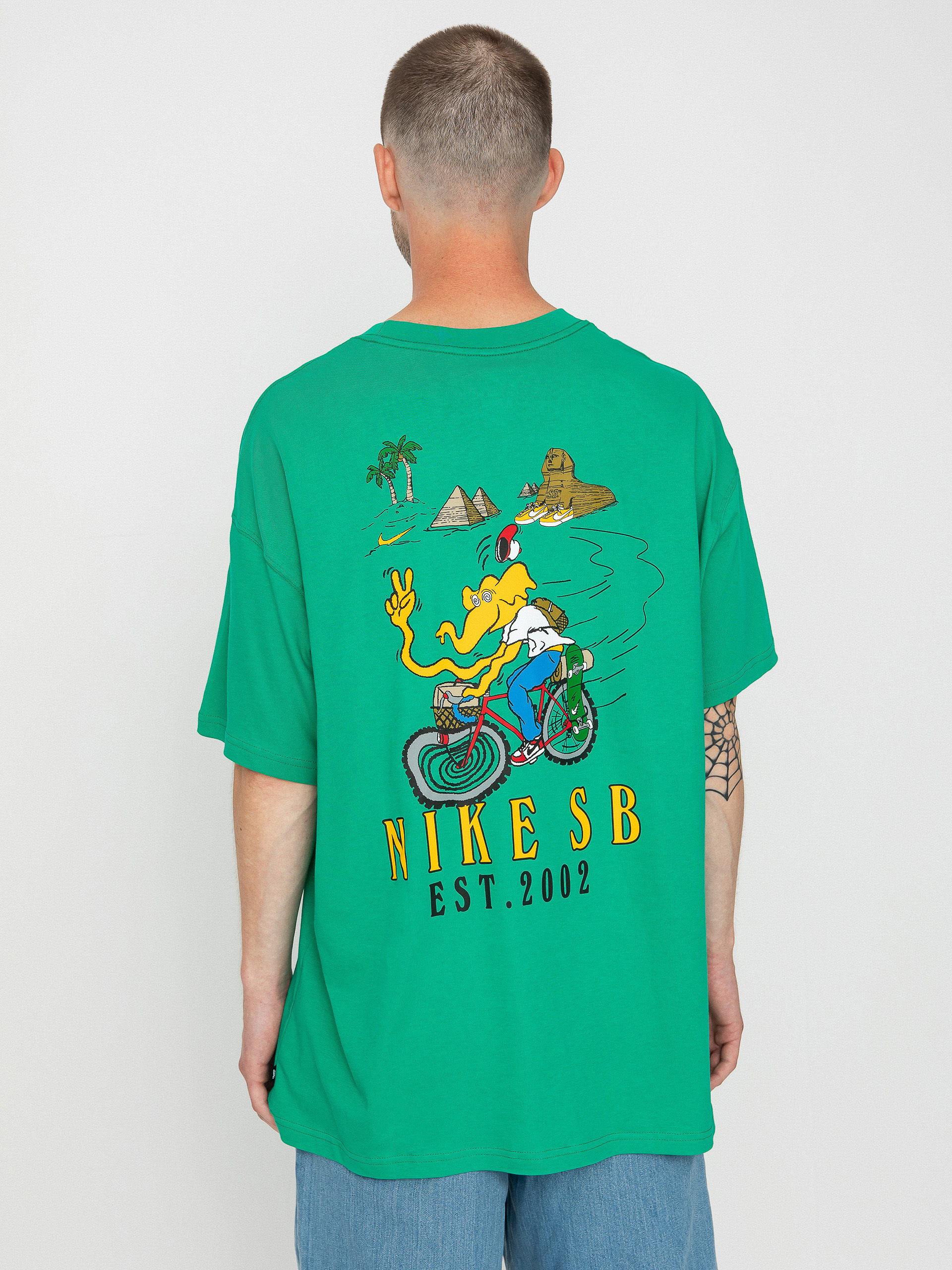 Nike SB Bike Day póló (stadium green)