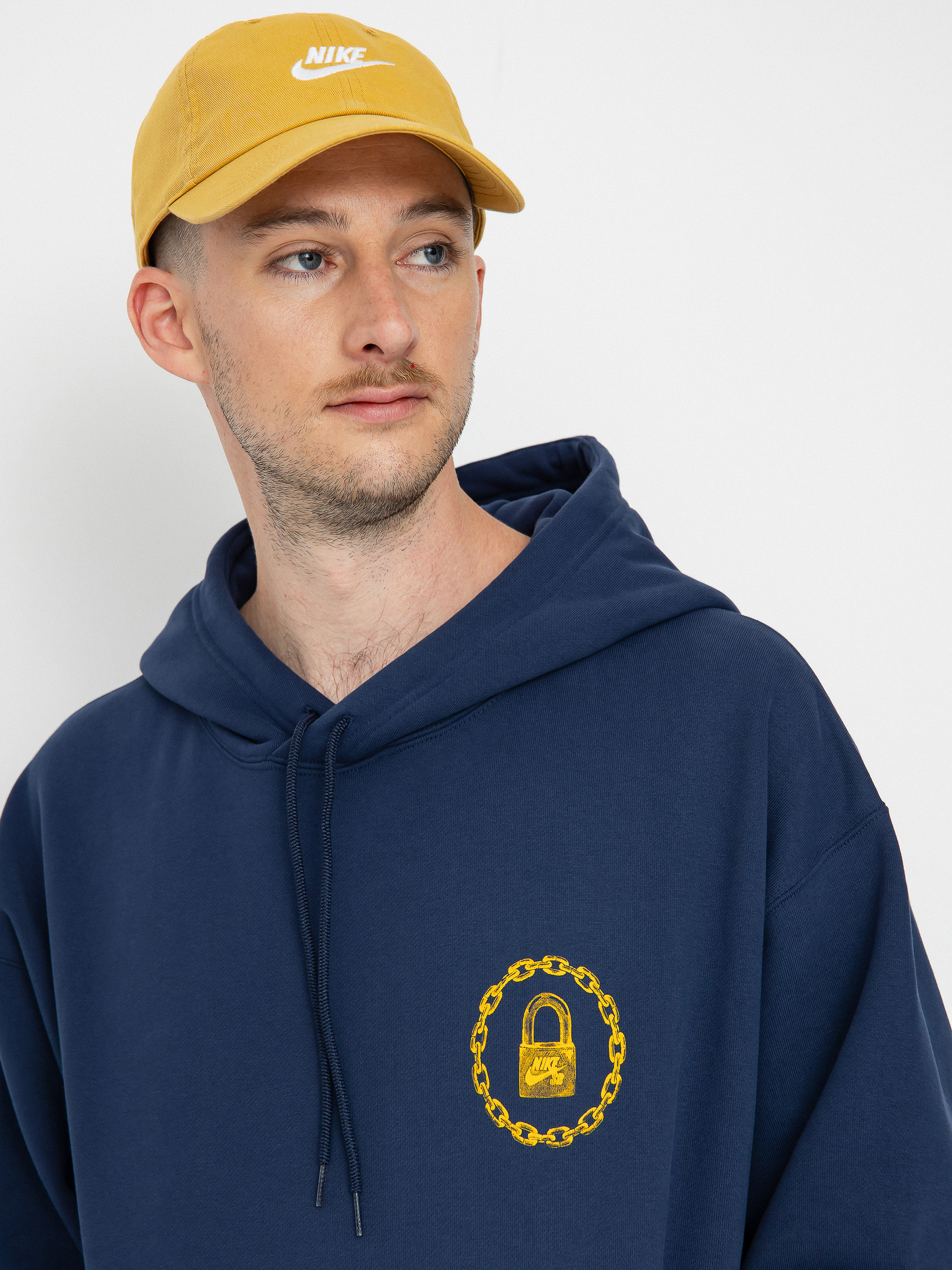 Nike SB On Lock Gfx HD Kapucnis pulóver (midnight navy)