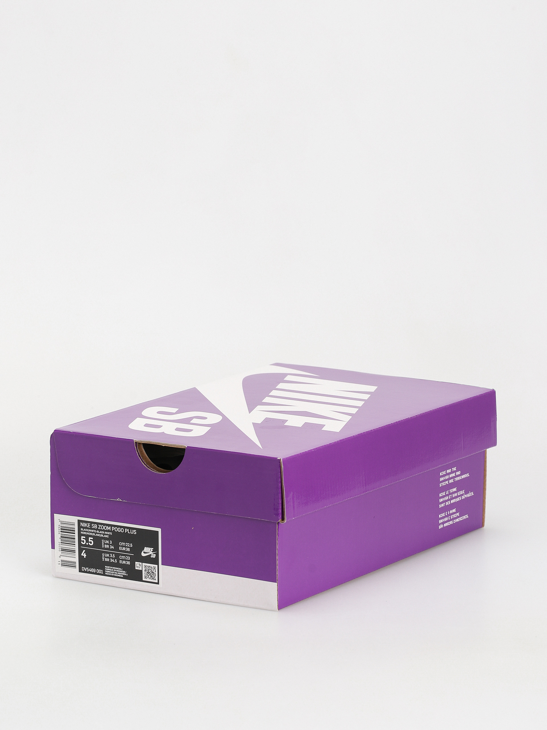 Nike SB Zoom Pogo Plus Cipők (black/white black white)