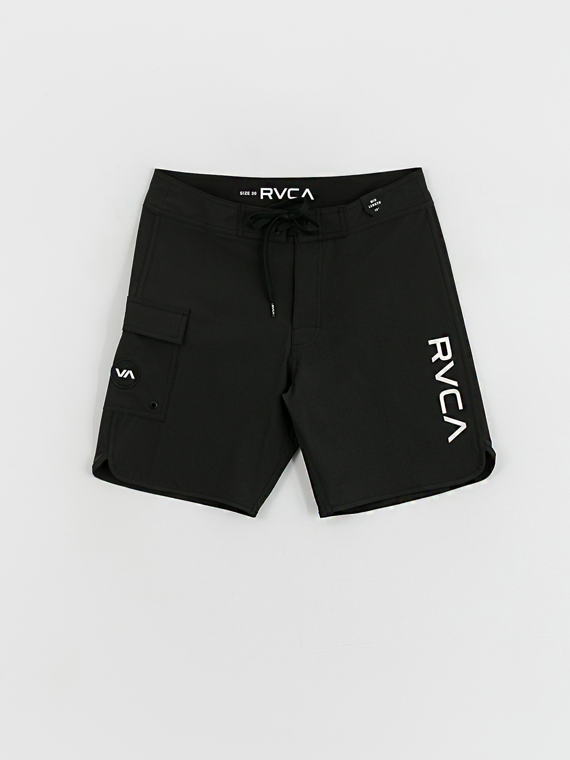 RVCA Eastern Trunk 18 Boardshort (all black)