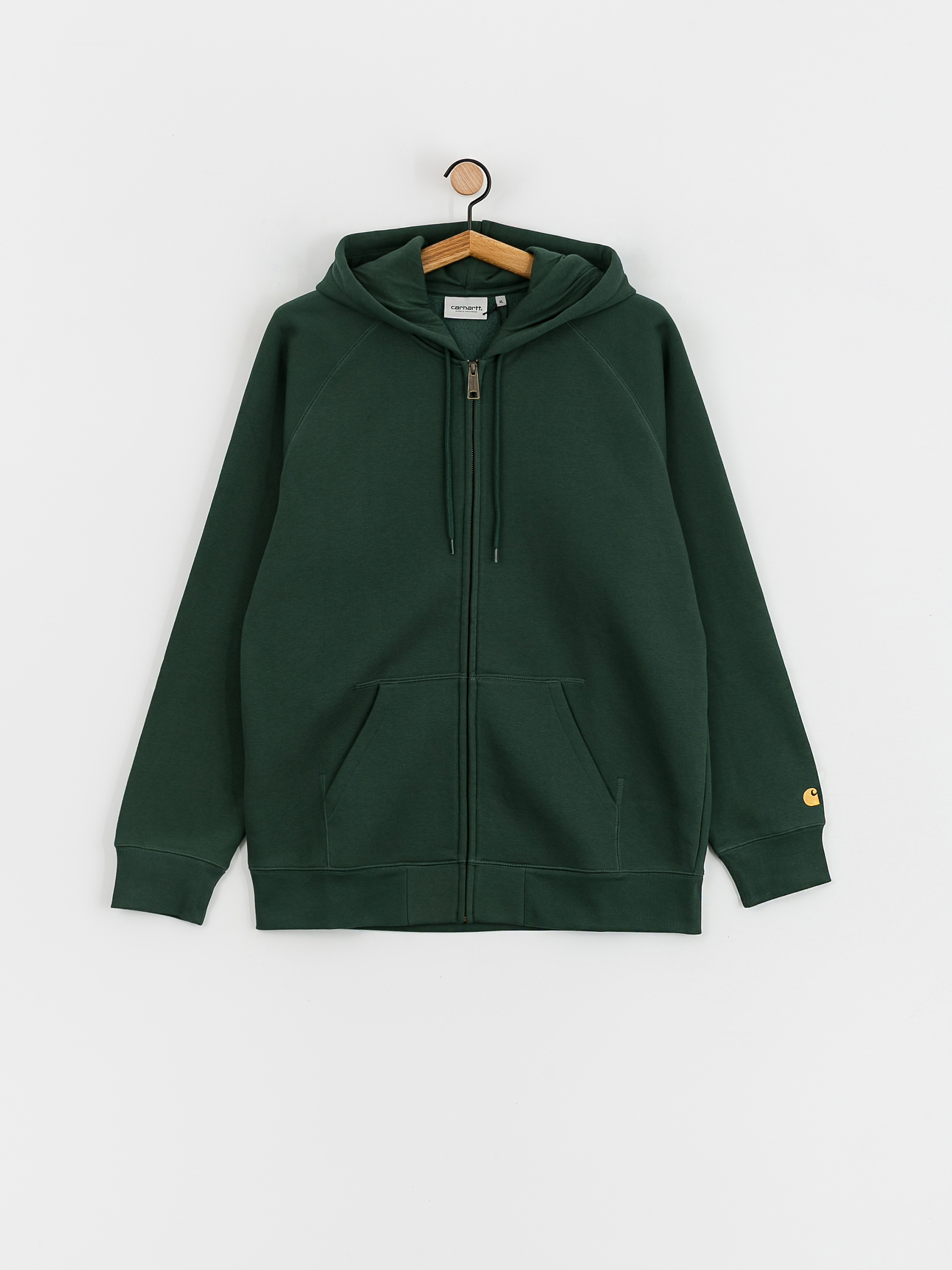 Carhartt WIP Chase ZHD Kapucnis pulóver (discovery green/gold)