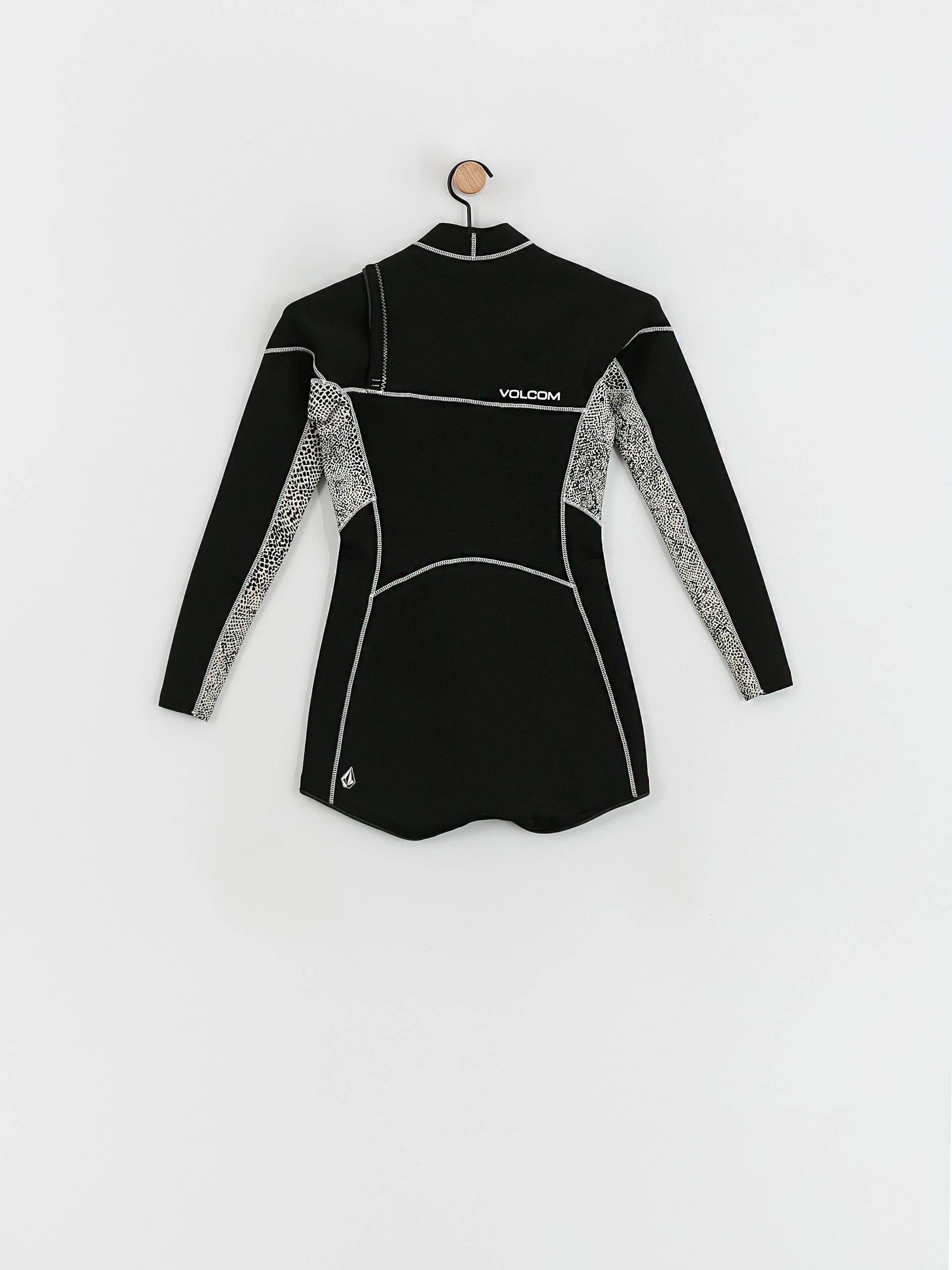 Volcom  2Mm Chest Zip Ls Springsuit Neoprén ruha Wmn (black)