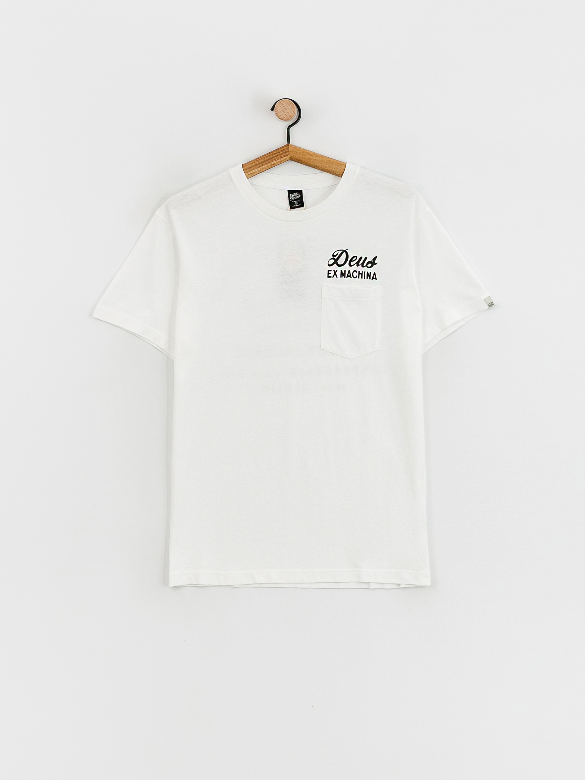 Deus Ex Machina Berlin Address Pocket póló (white)