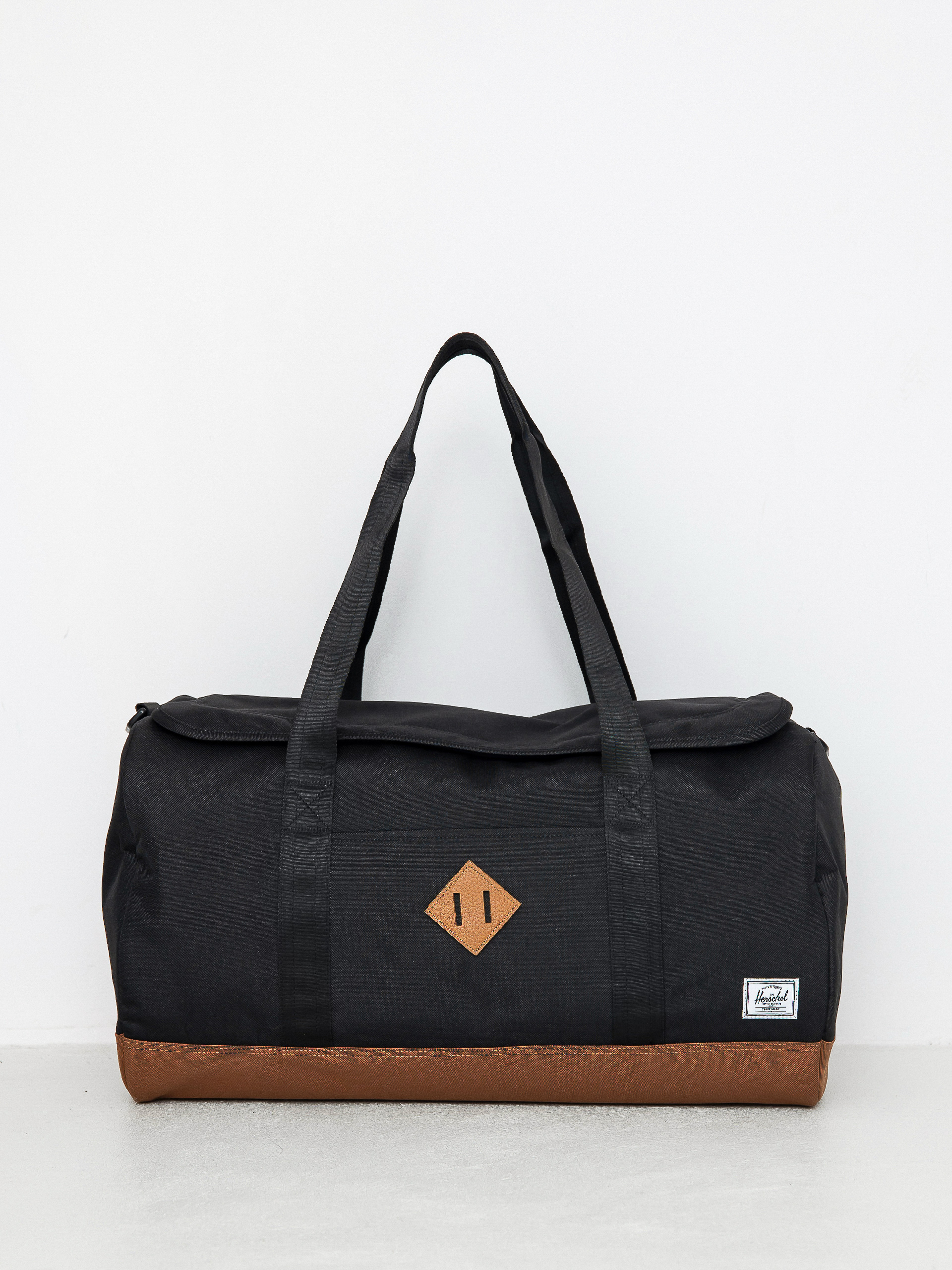 Herschel Supply Co. Heritage Duffle Táska (black/saddle brown)