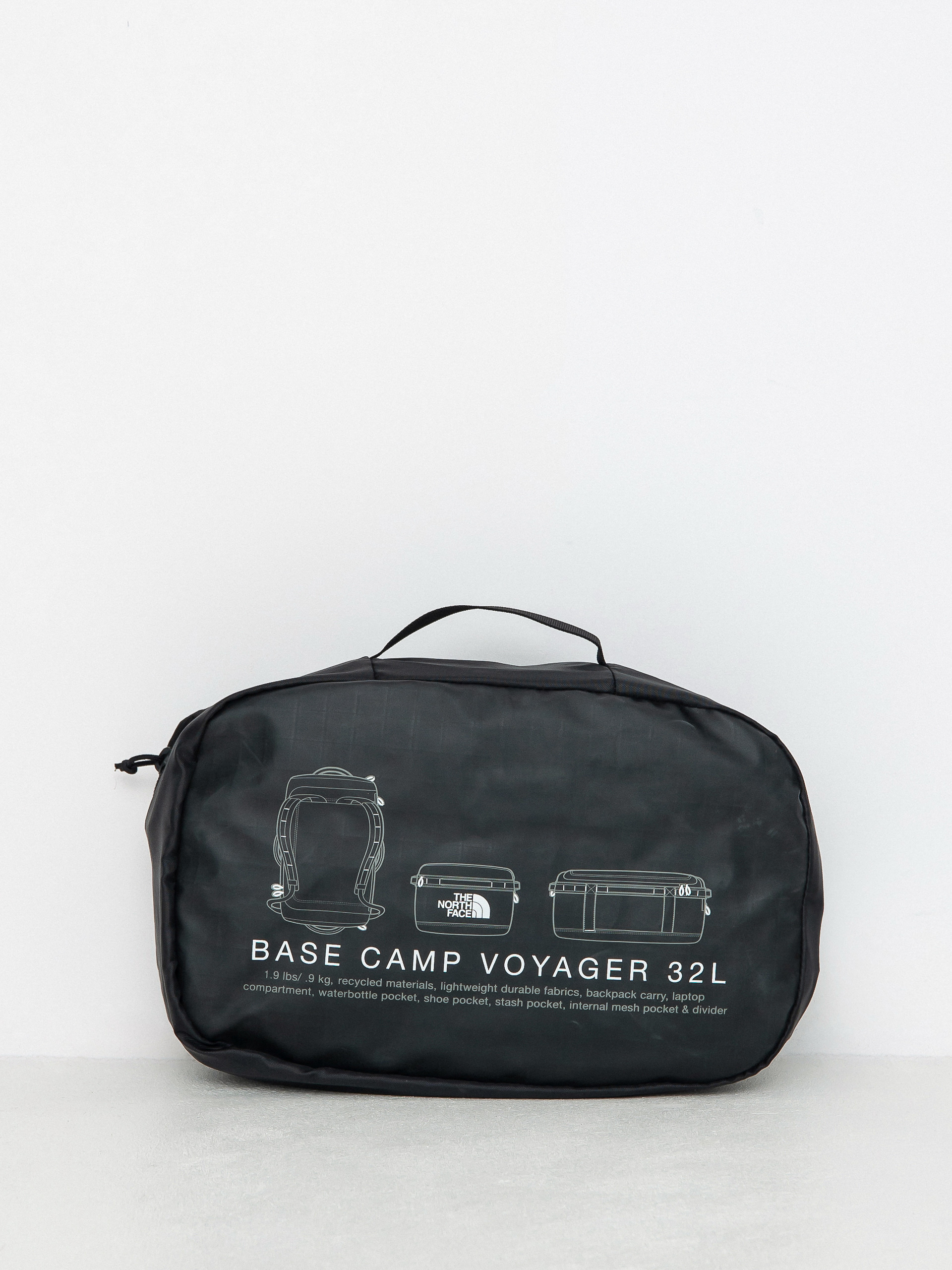 The North Face Base Camp Voyager Duffel 32L Táska (tnf black/tnf white)