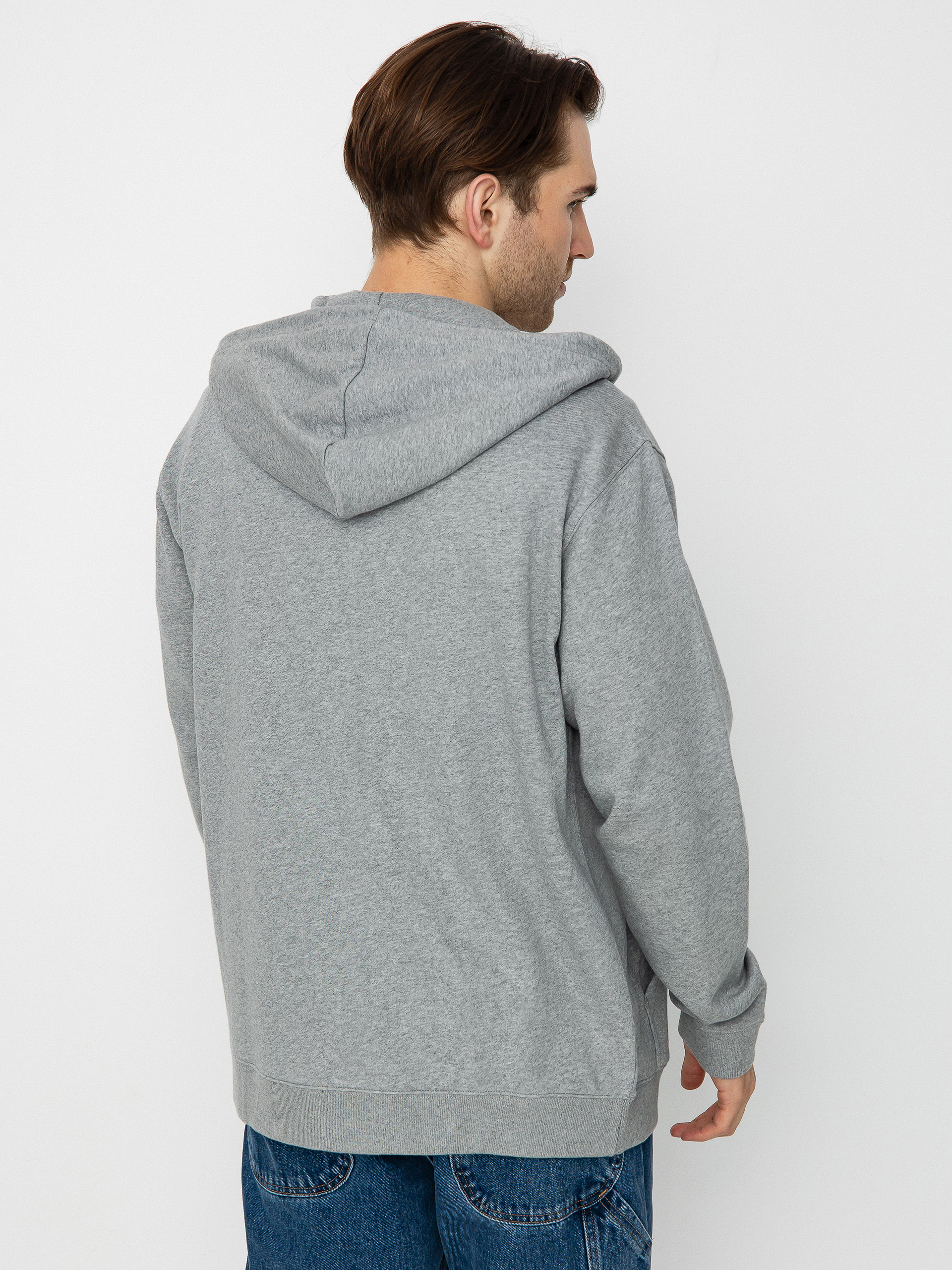 DC Baseline ZHD Kapucnis pulóver (medium grey heather)